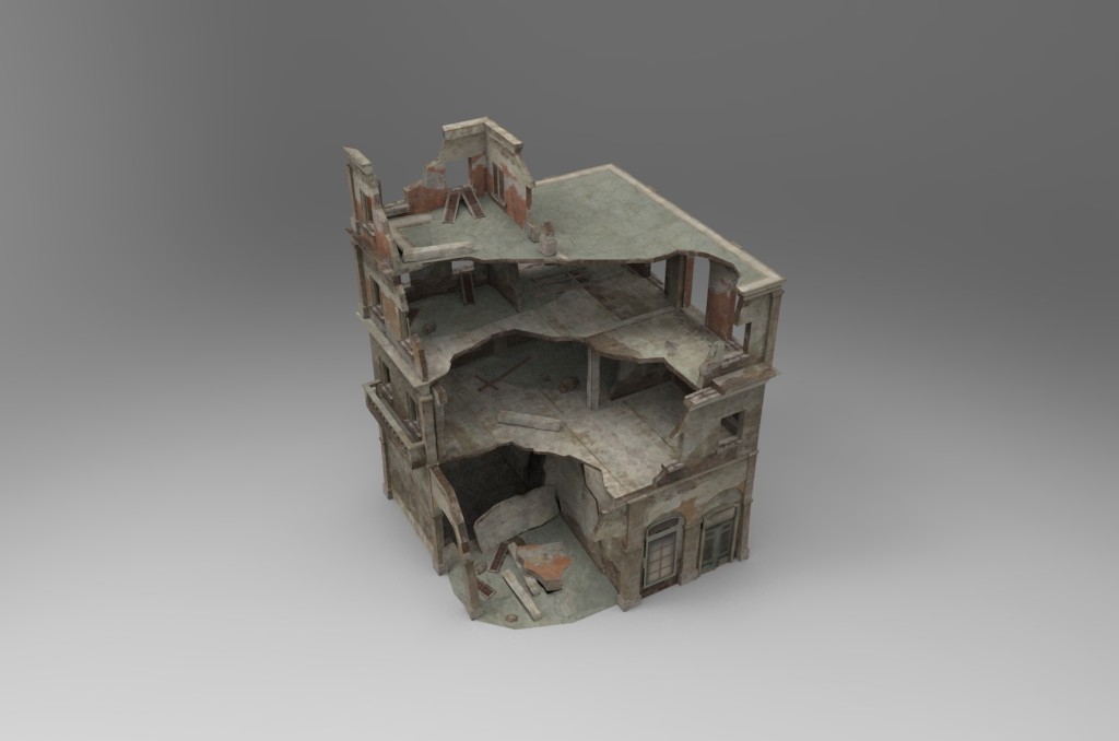 Artstation Broken House V2 Mike Nagatani