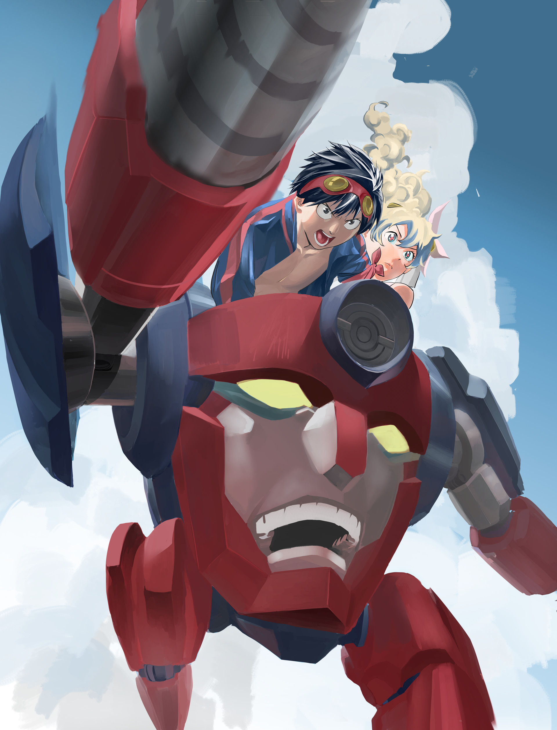ArtStation gurren lagann fanart