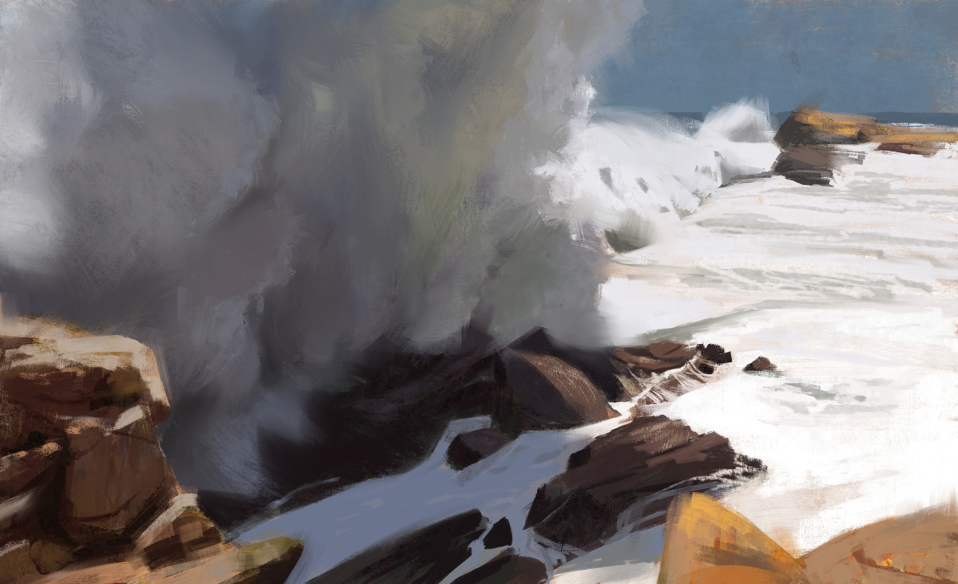 Wave practice. Rob Wave