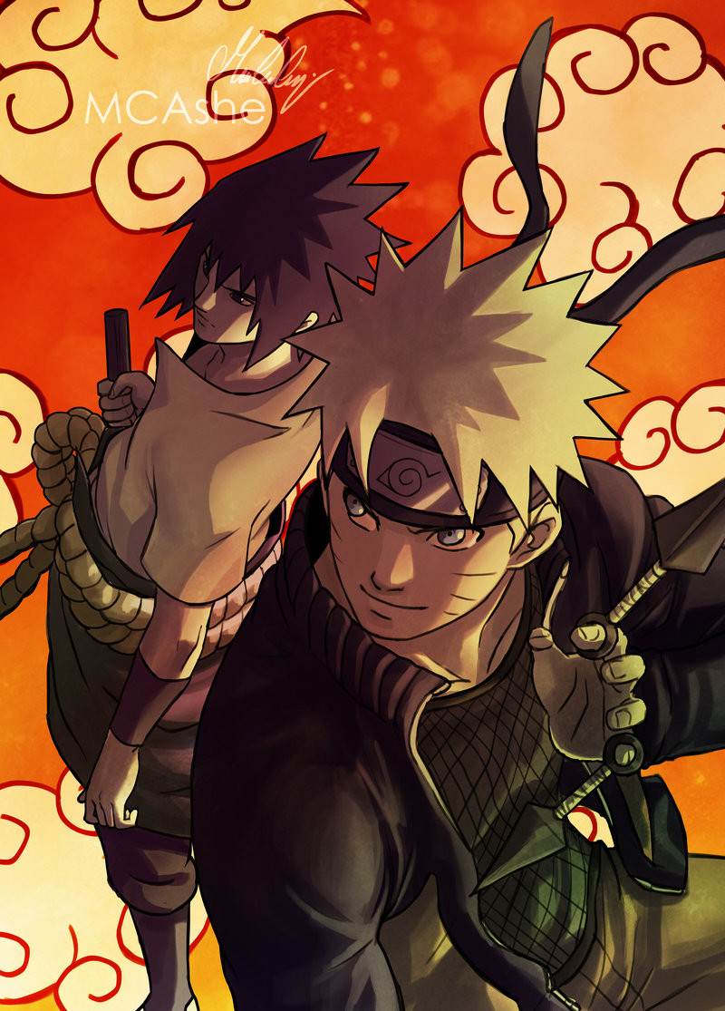 ArtStation - Naruto vs. Sasuke