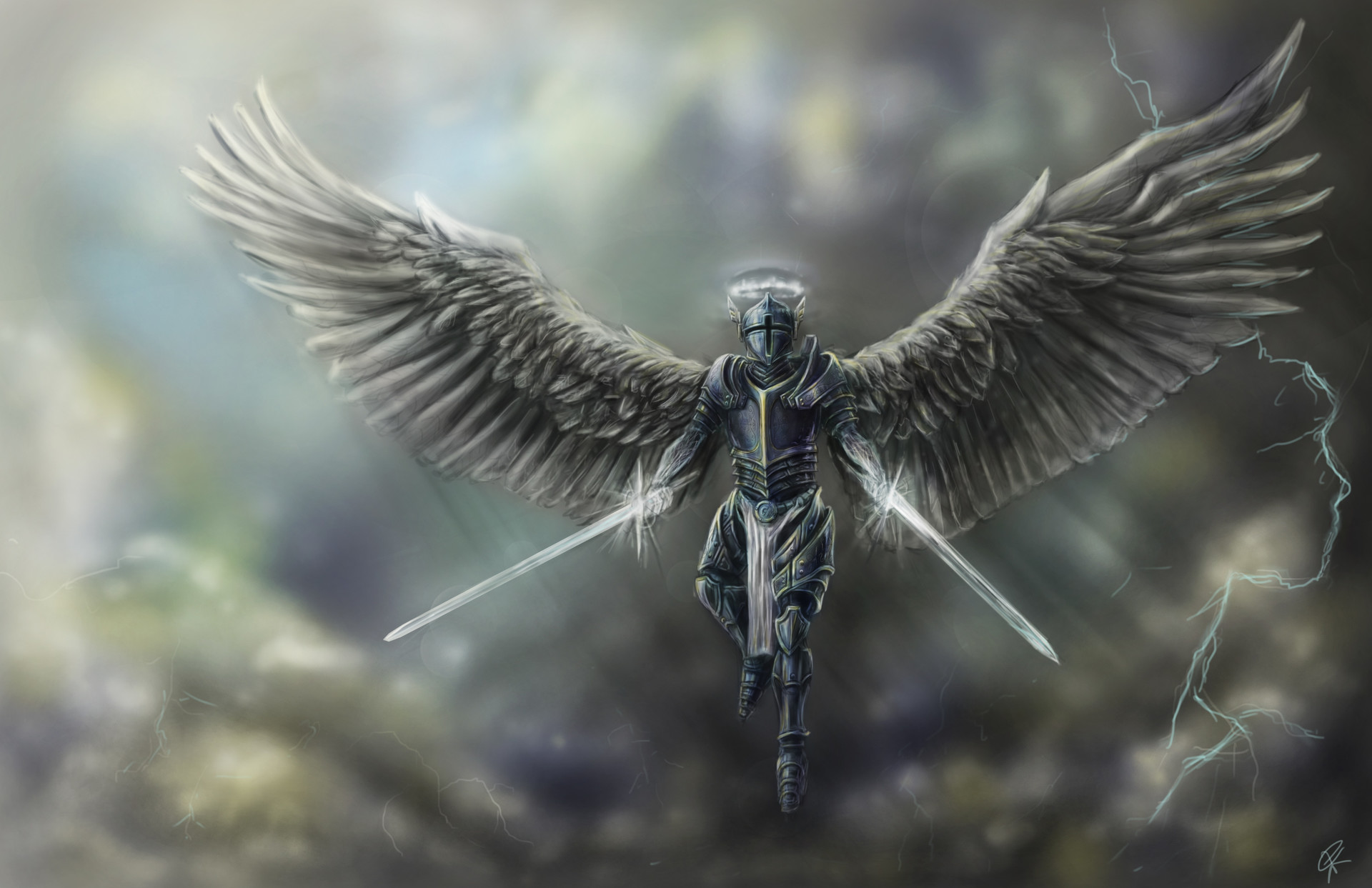 ArtStation - Angel in Armor