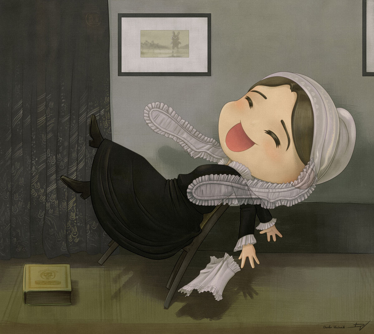 Get Wallpaper Artstation Whistler S Mother Chibified Darko Vucenik HD