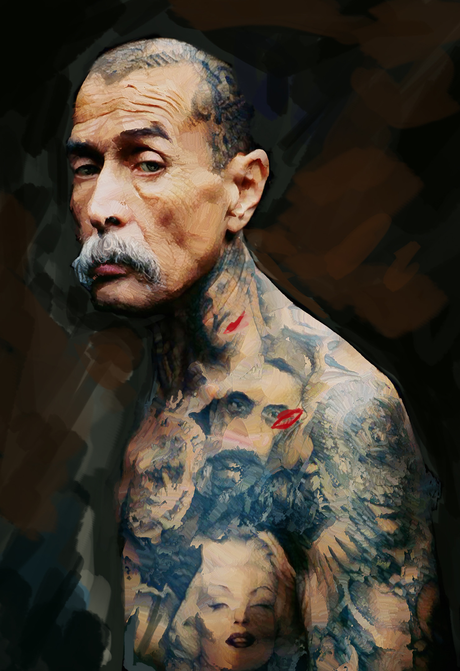 白安吴 老人
