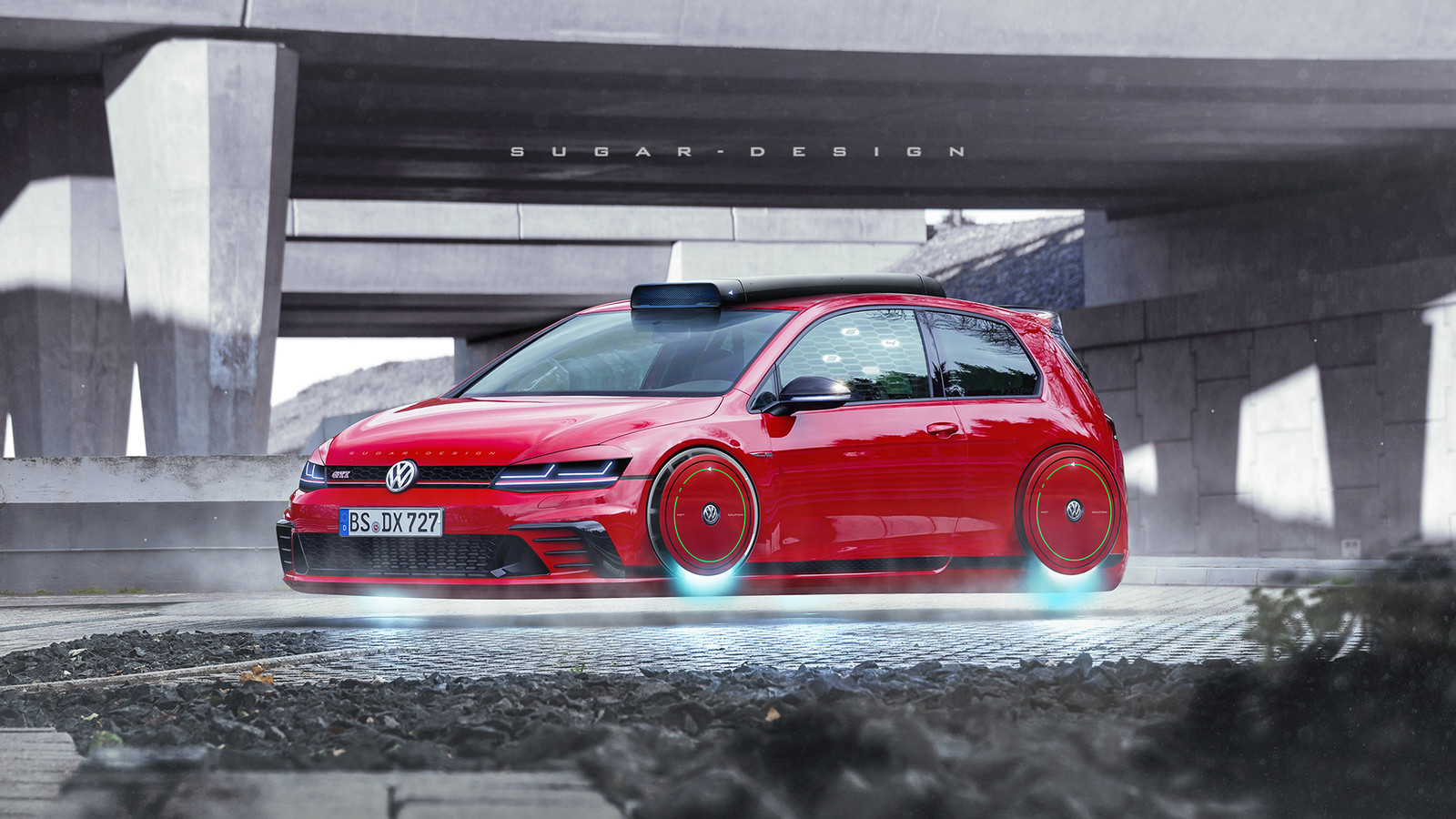 VW Golf fly-GTI