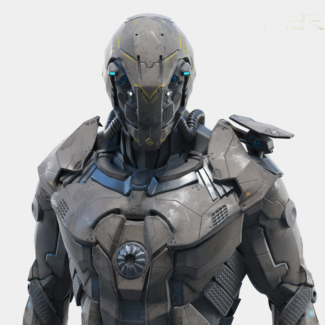 Artstation Scifi Soldier Michael Weisheim Beresin