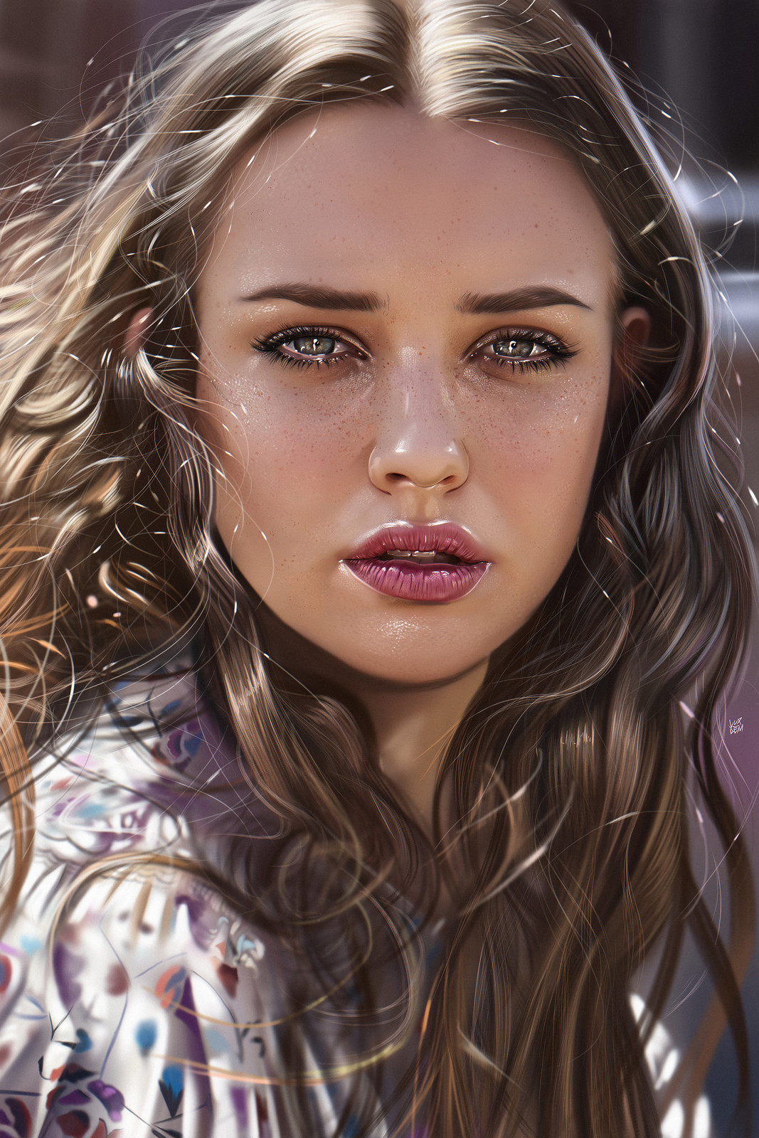 Katherine Langford Illustration