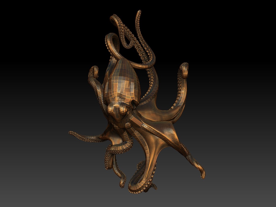 Ricky McRae Octopus Necklace Talisman