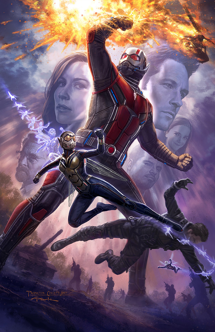 Artstation Ant Man And The Wasp Poster Andy Park
