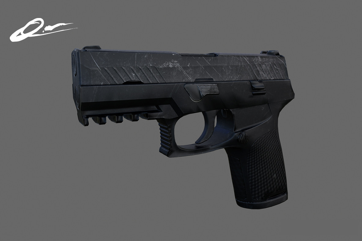 ArtStation - Scratched Pistol