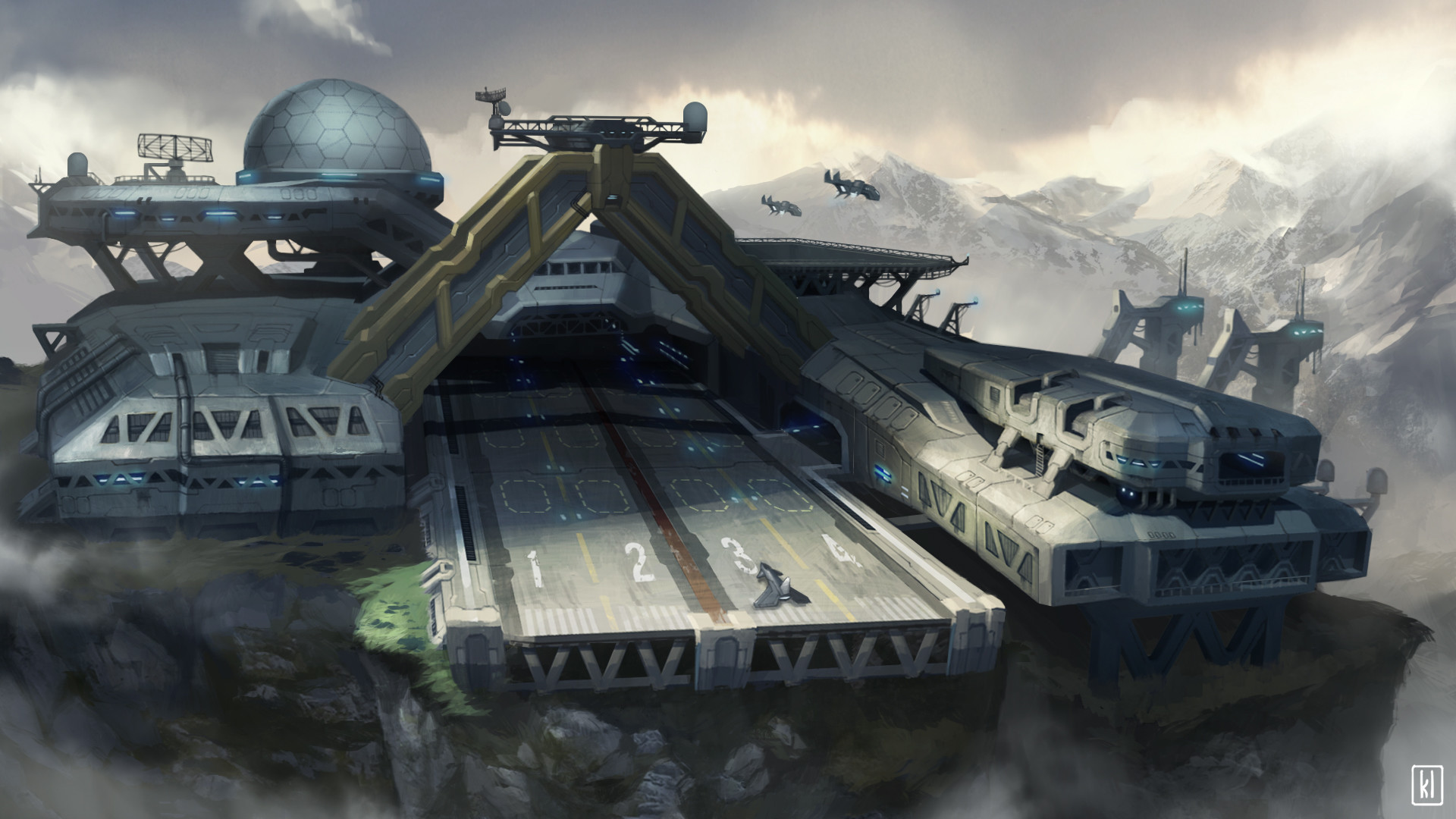 Космическая база. Sci Fi Военная база. Military Base Concept. Военная база Sci Fi арт. Sci Fi Военная база бункер.