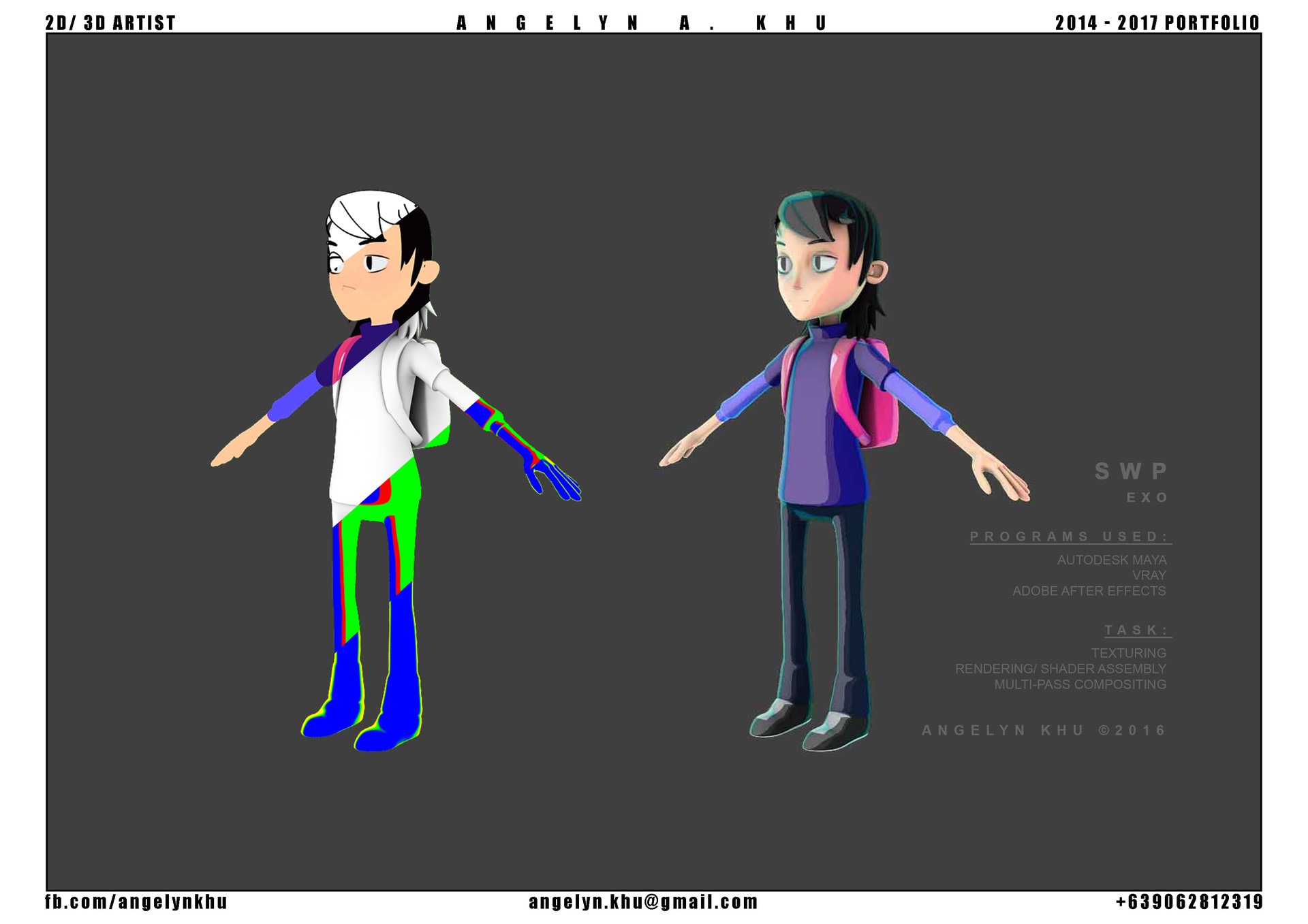 Artstation Character Look Development C 2016 Angelyn Khu