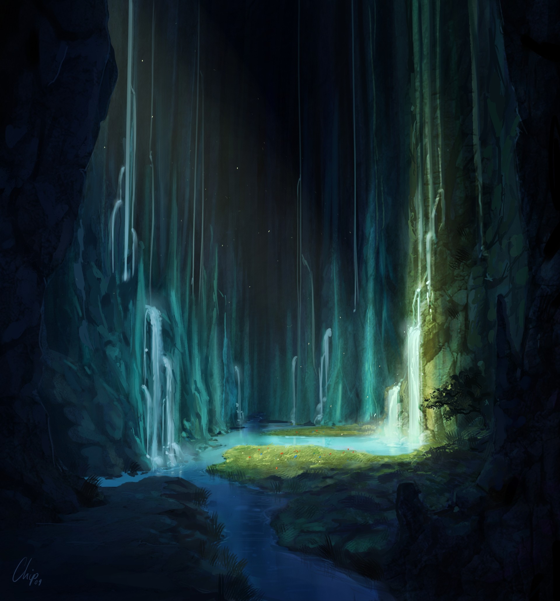 Яма светило. Лунное озеро коты Воители. Сказочная пещера. Сказочное озеро в пещере. Пещера мистическая.
