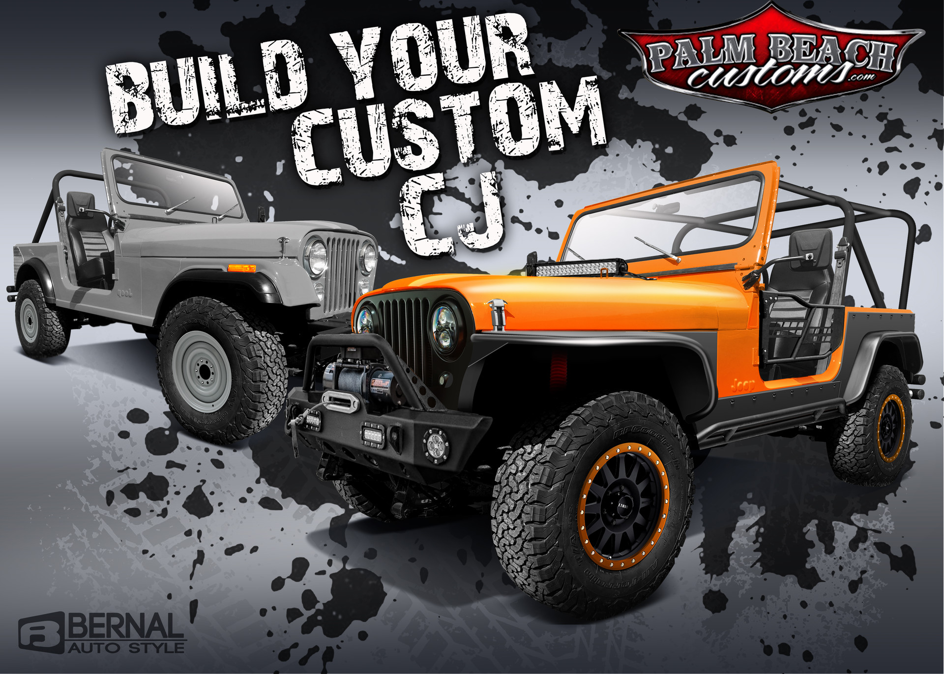 Matt Bernal Palm Beach Customs CJ7 Jeeps