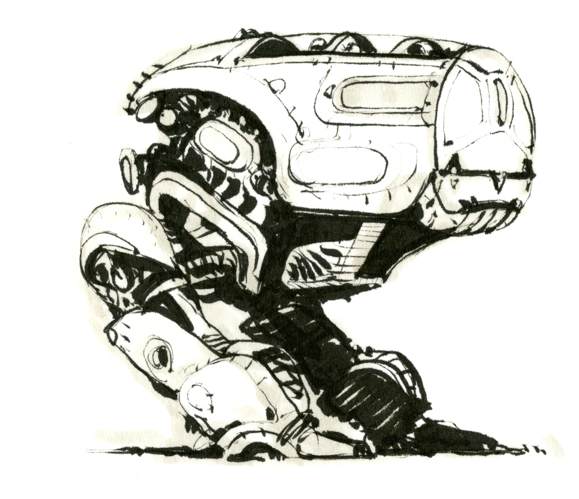 Artstation Mech A Sketch Scott Robertson Artstation Mech A Sketch Scott Robertson