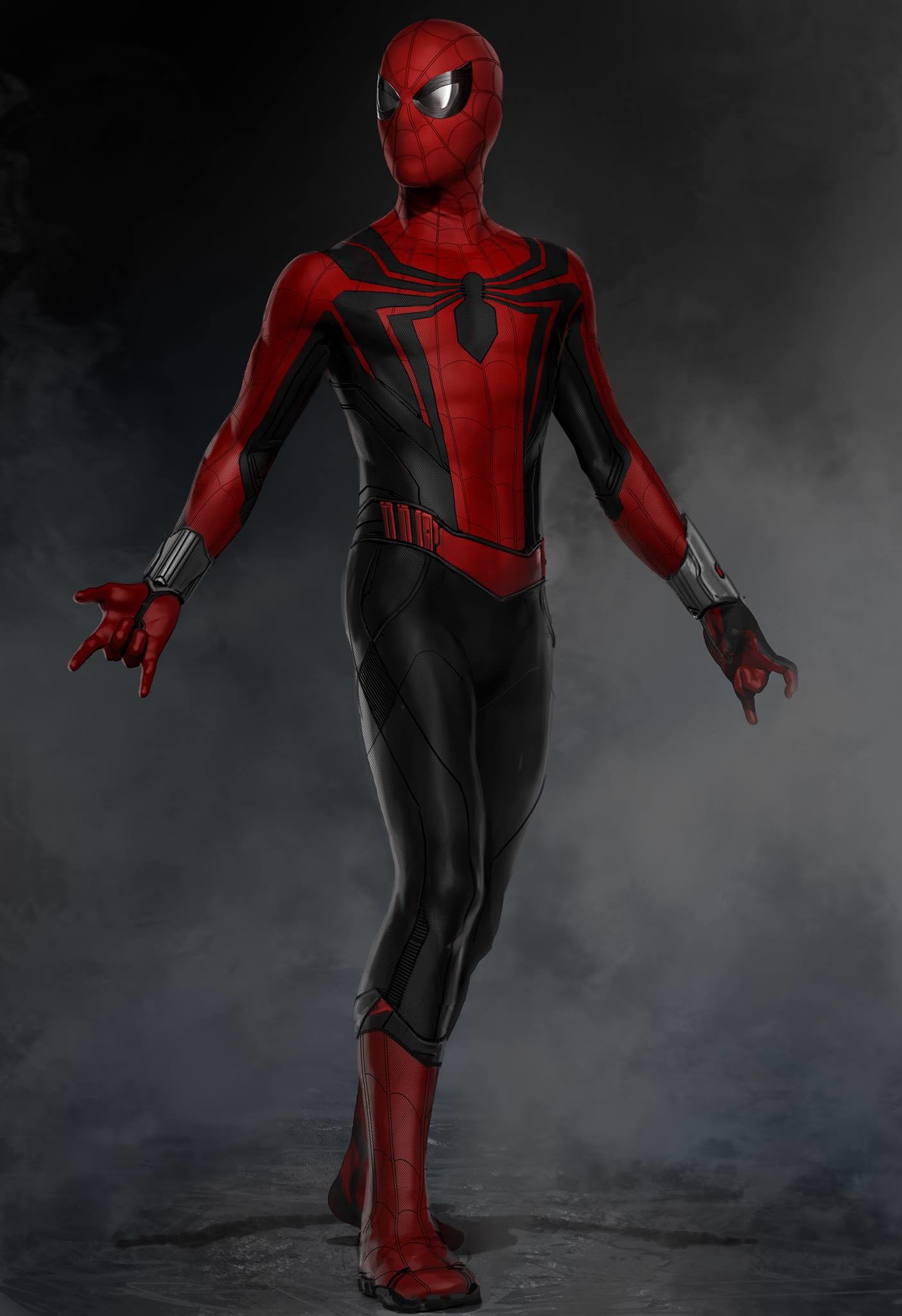 Spiderman Costume Concept Art