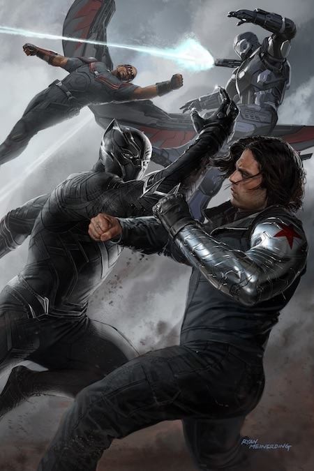Artstation Captain America Civil War Ryan Meinerding