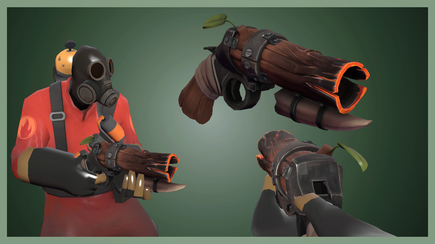 Artstation Hand Painted Texture Art For Tf2 3d Model Weapon Isaac Cortissoz