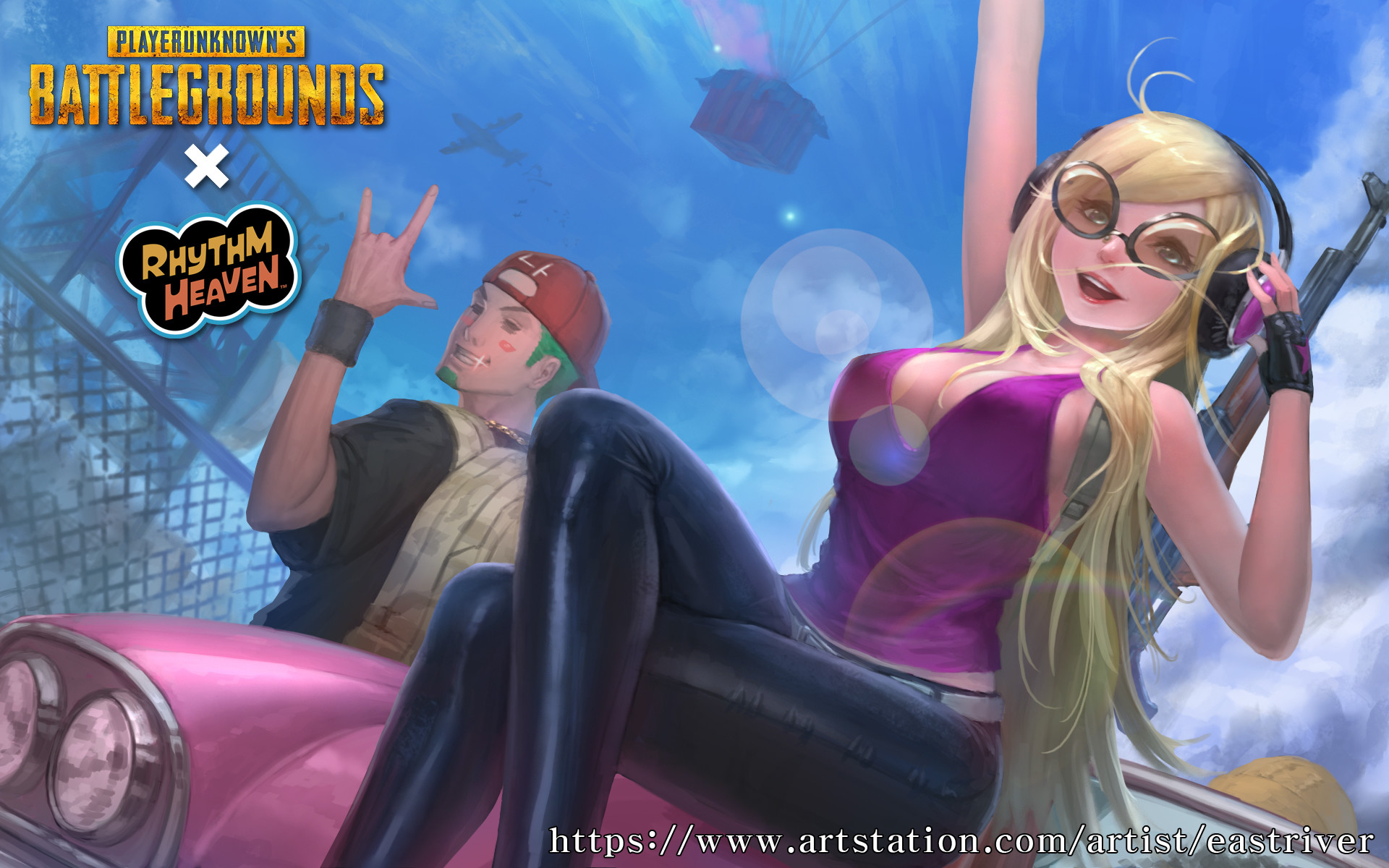 ArtStation Battlegrounds Rhythm heaven pan art