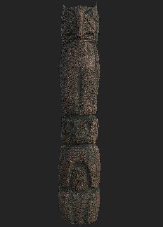 ArtStation - Wooden Totem