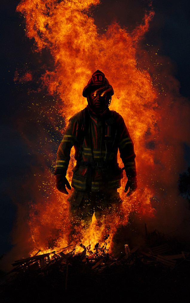 Valery Petelin Joe Hill Fireman Book Cover Art