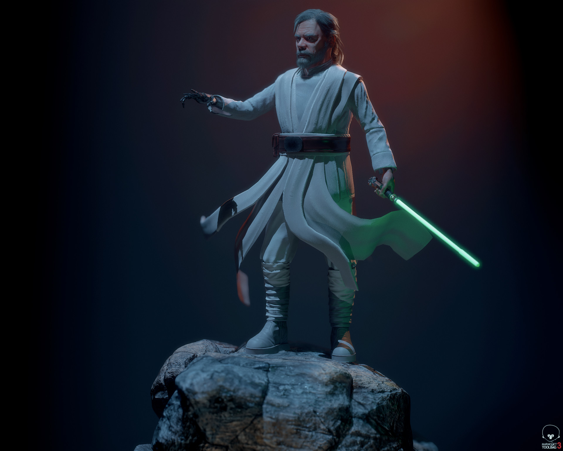 Artstation Old Skywalker Troy Mccron Determined rebel hero who can ignore debuffs or ignore taunts. artstation old skywalker troy mccron