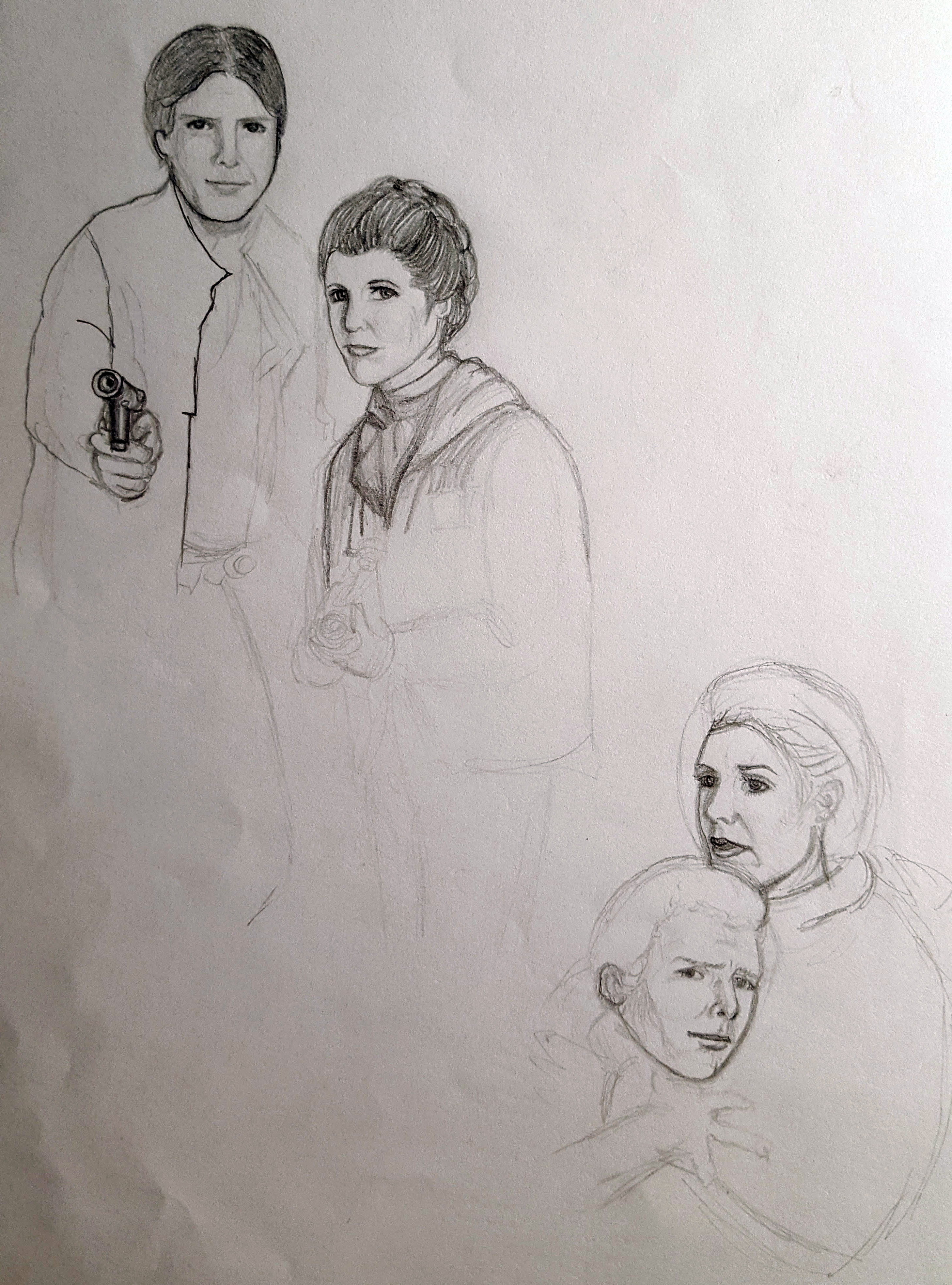 This was going to be a collection of Han/Leia scenes/poses, but I guess I left it unfinished.