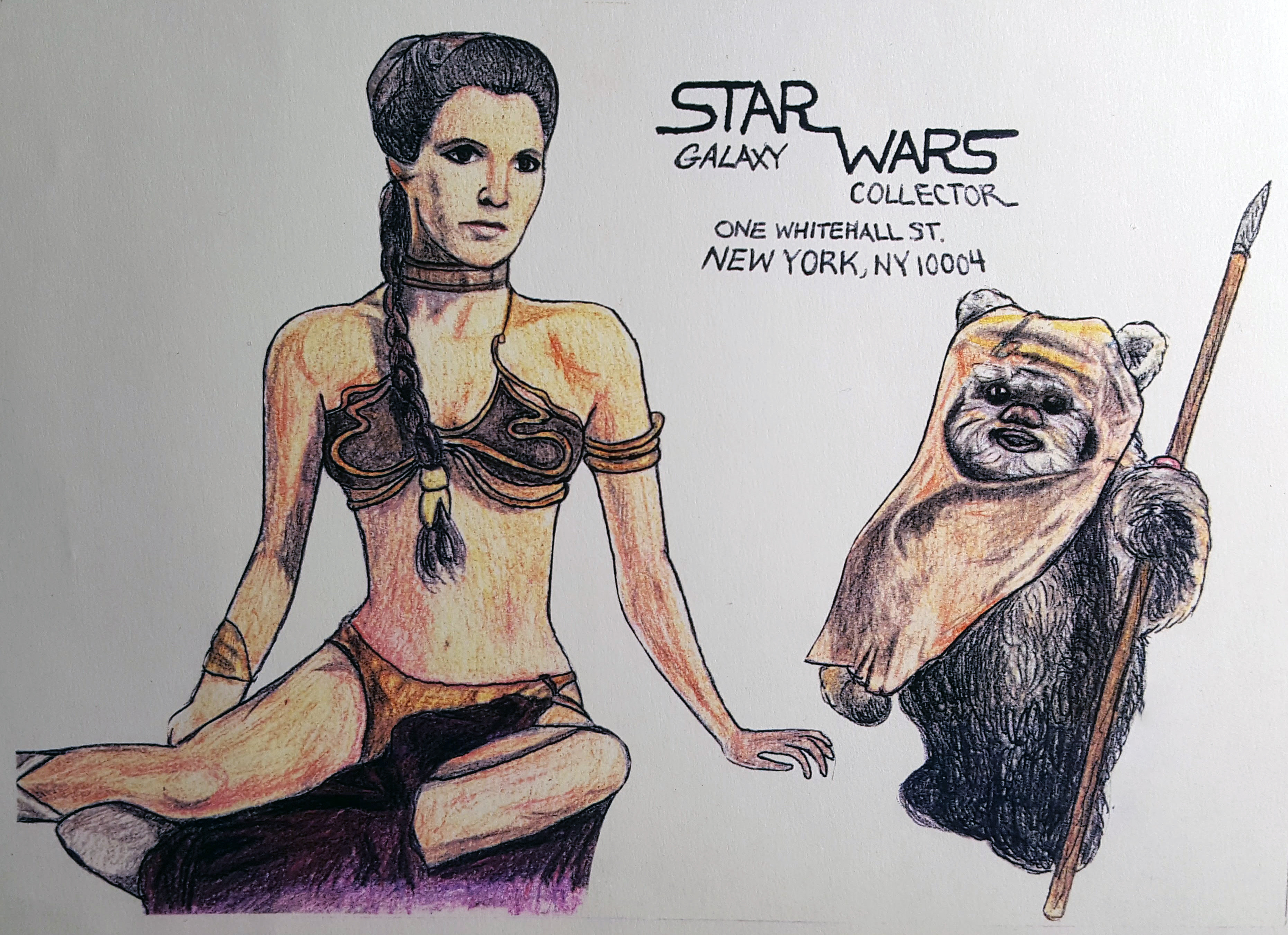 After 2 of my envelopes were published in the fan mail section of Star Wars Galaxy magazine (issues 12 and 13), I started sending envelopes to the replacement magazine, Star Wars Galaxy Collector, which  never ended up printing fan mail.