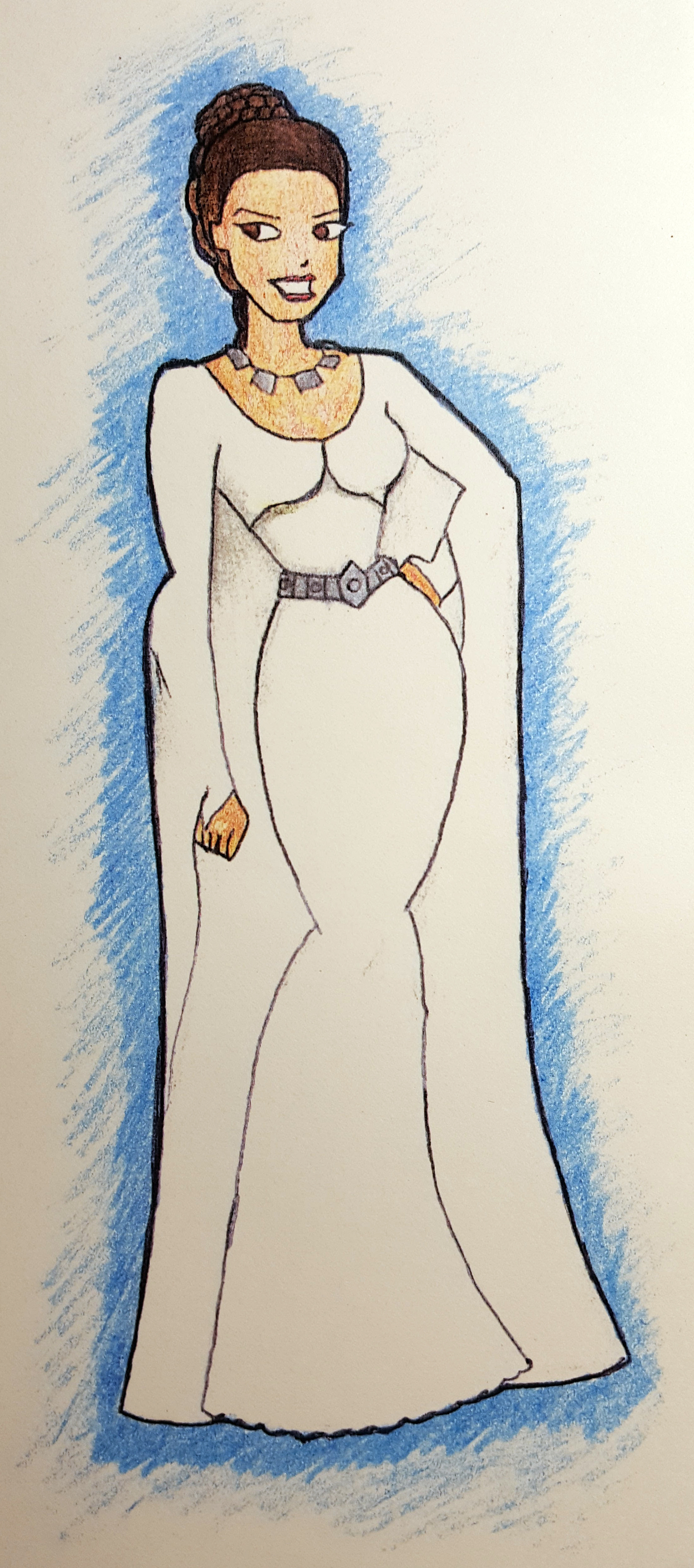 Another envelope; Leia's ceremonial gown from Ep. 4.