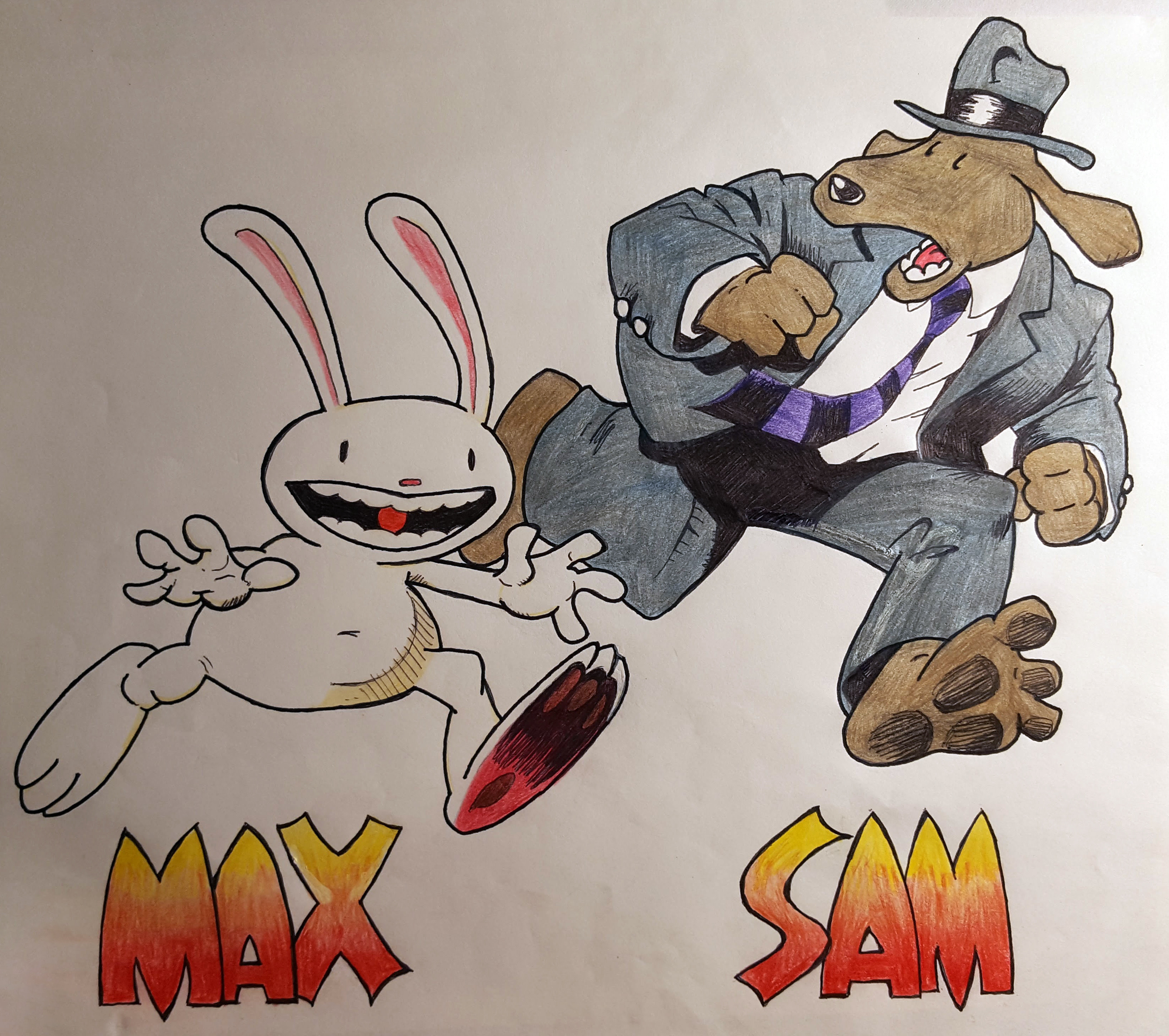 Sam &amp; Max! I identify as Max.
