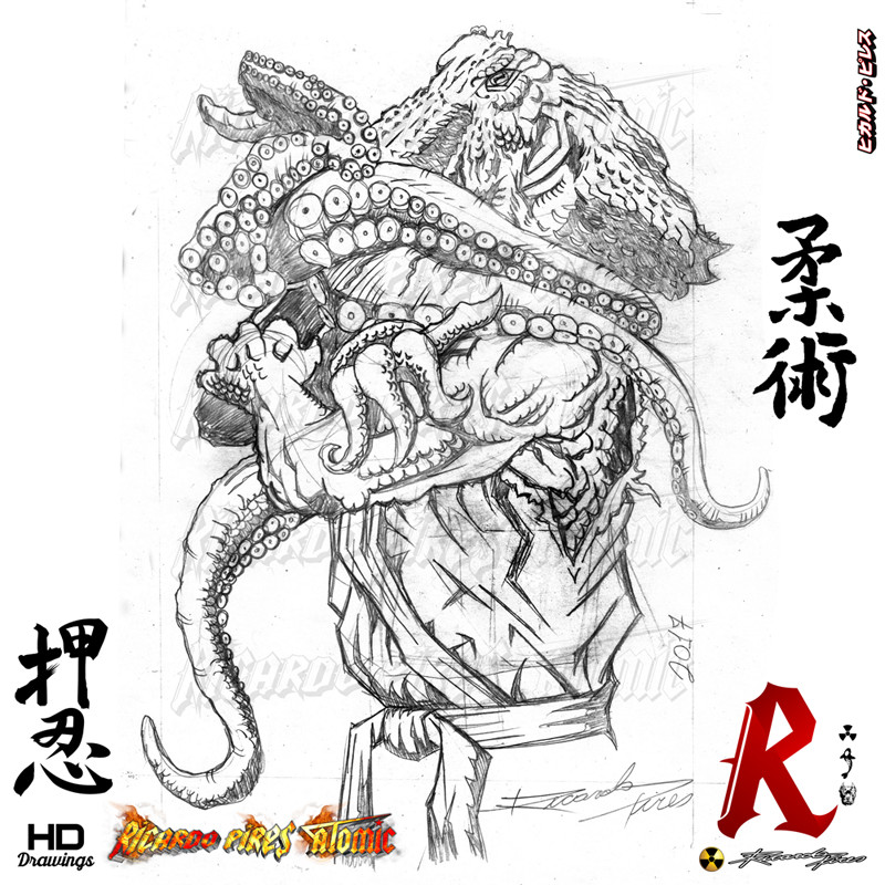 ArtStation - Jiu-Jitsu Drawings