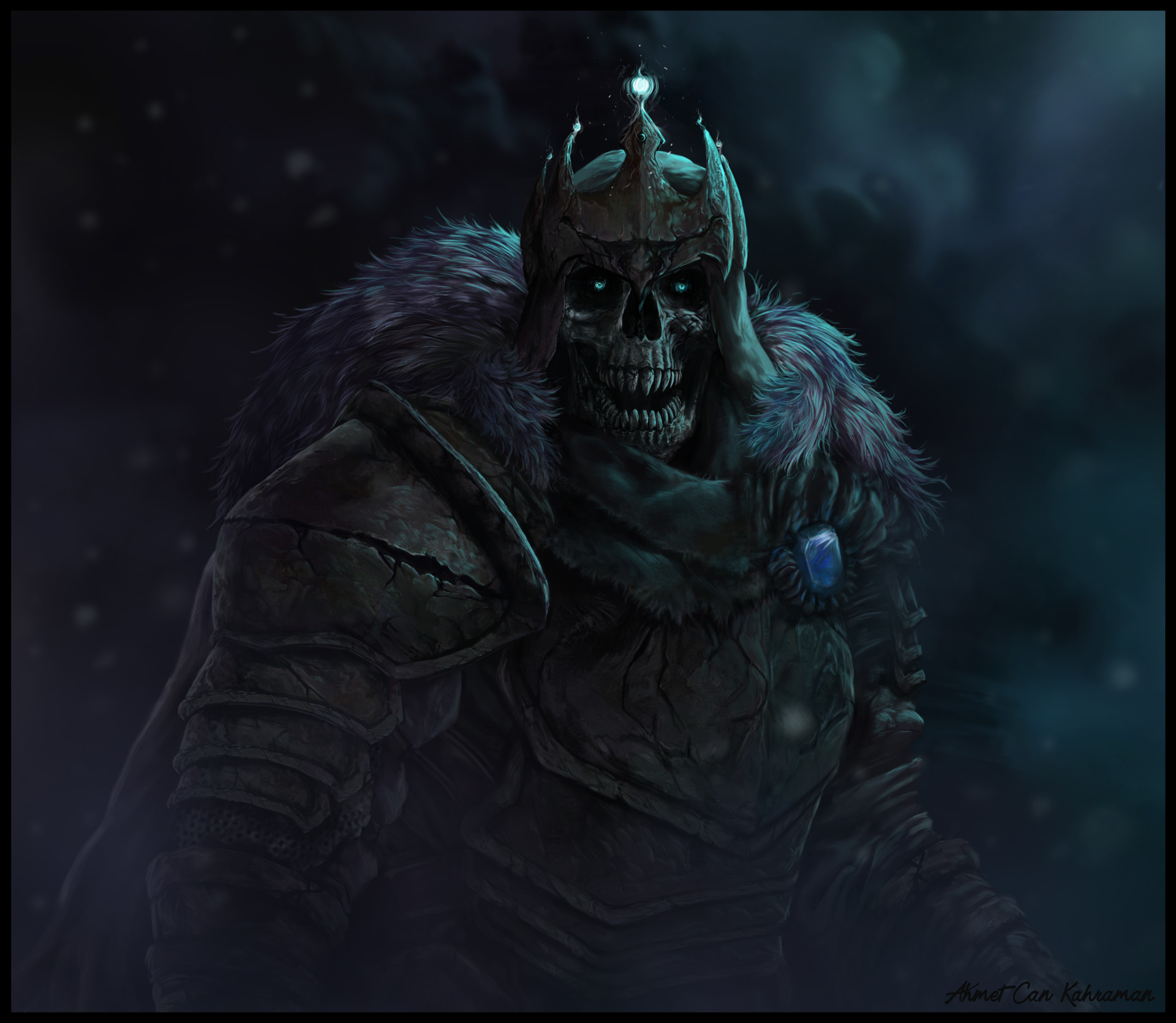 Artstation Undead King Ahmet Can Kahraman