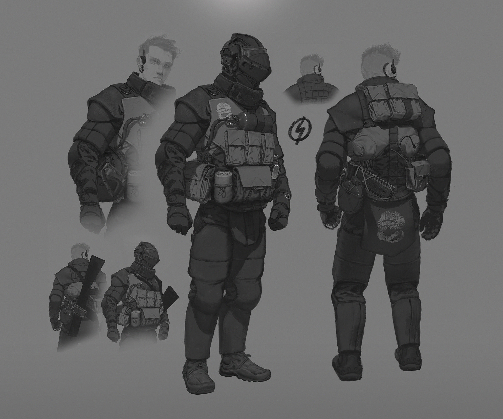 ArtStation - Murenas shadow tactical suit