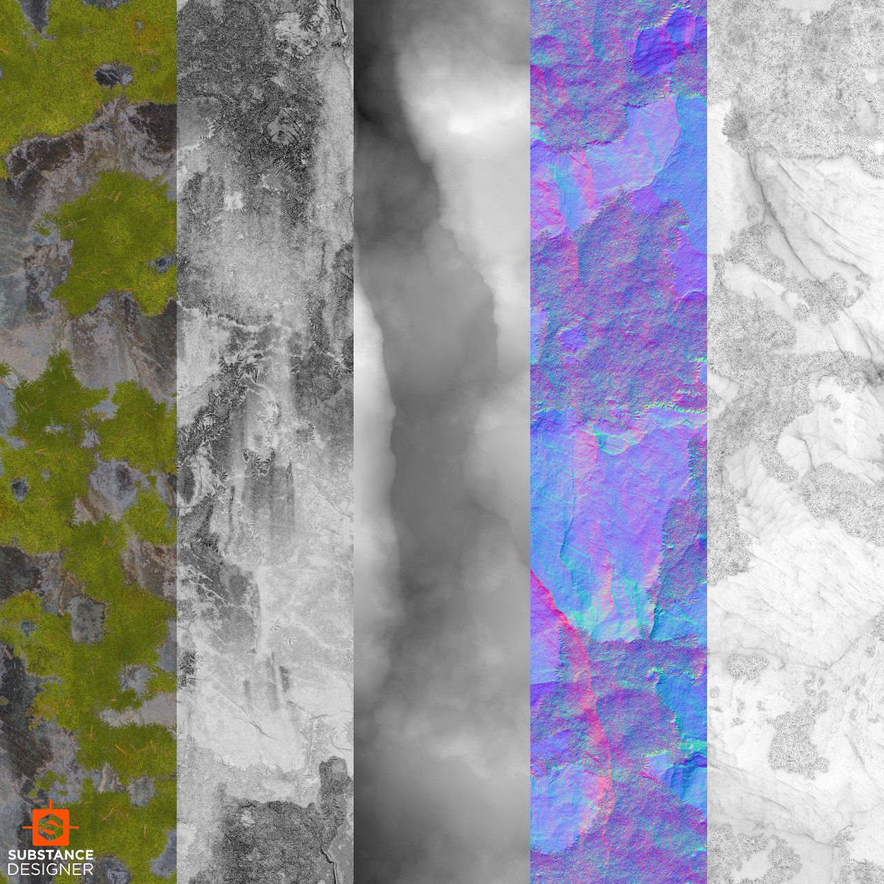 Daniel Thiger Mossy Granite Cliff