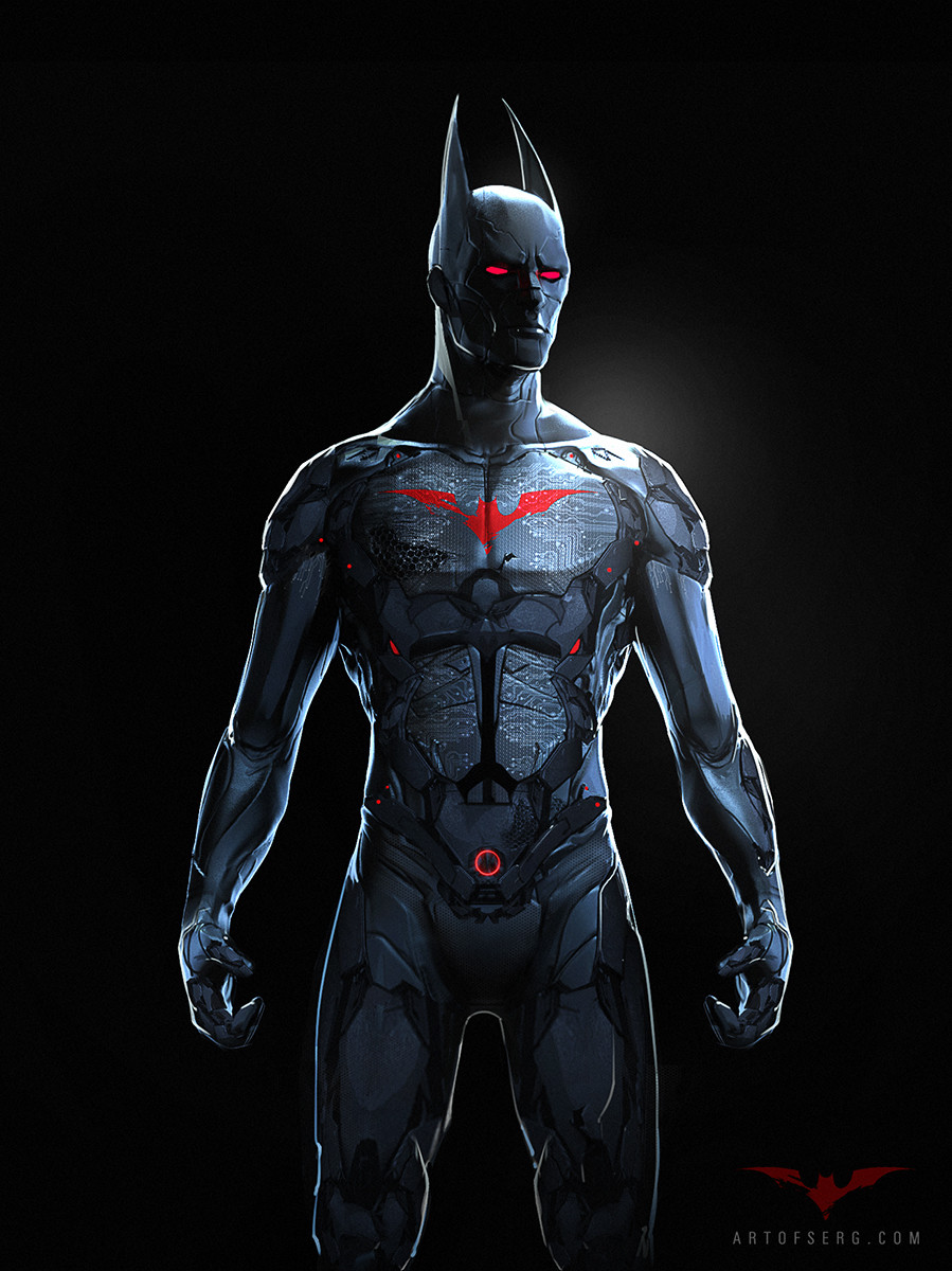 Artstation Batman Beyond Serg Souleiman