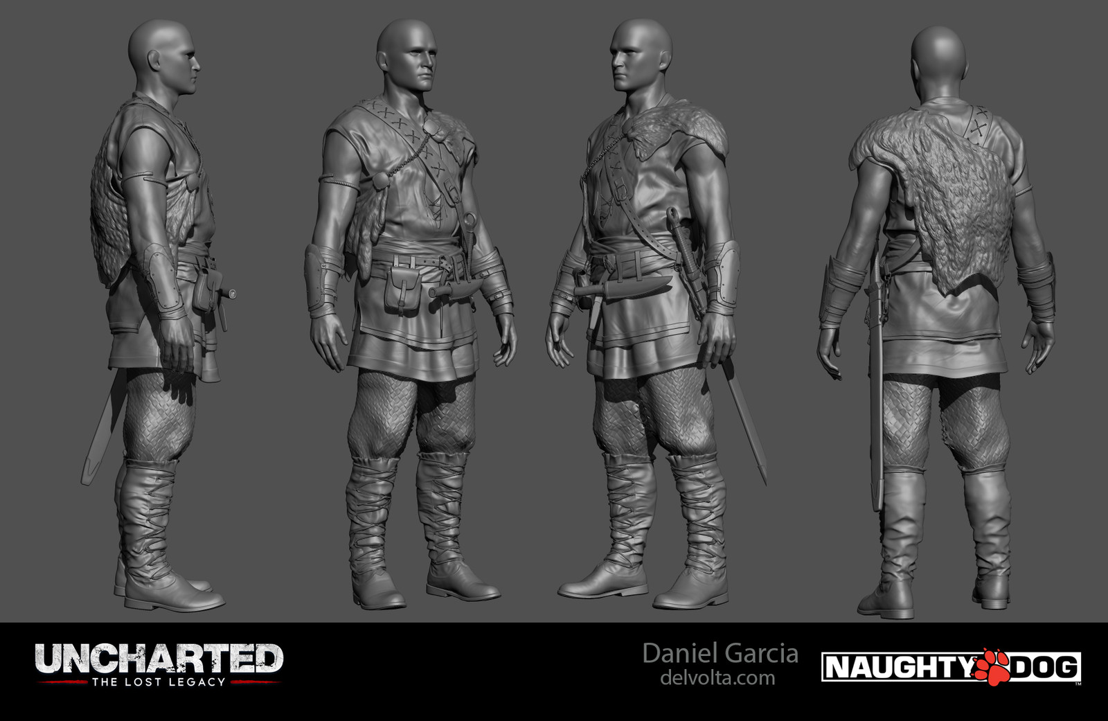 Barbarian Costume - Zbrush