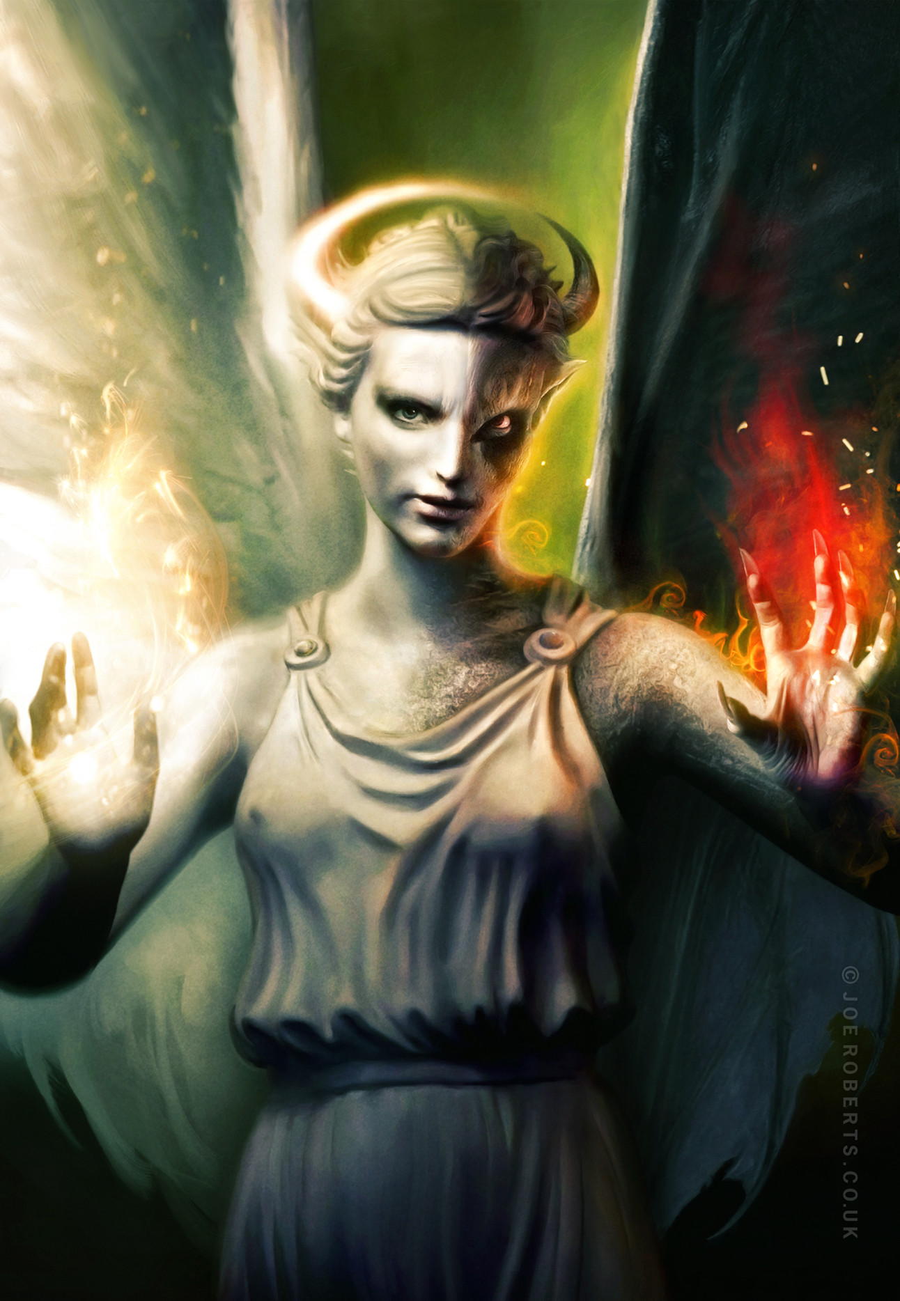 Artstation Angel Demon Joe Roberts