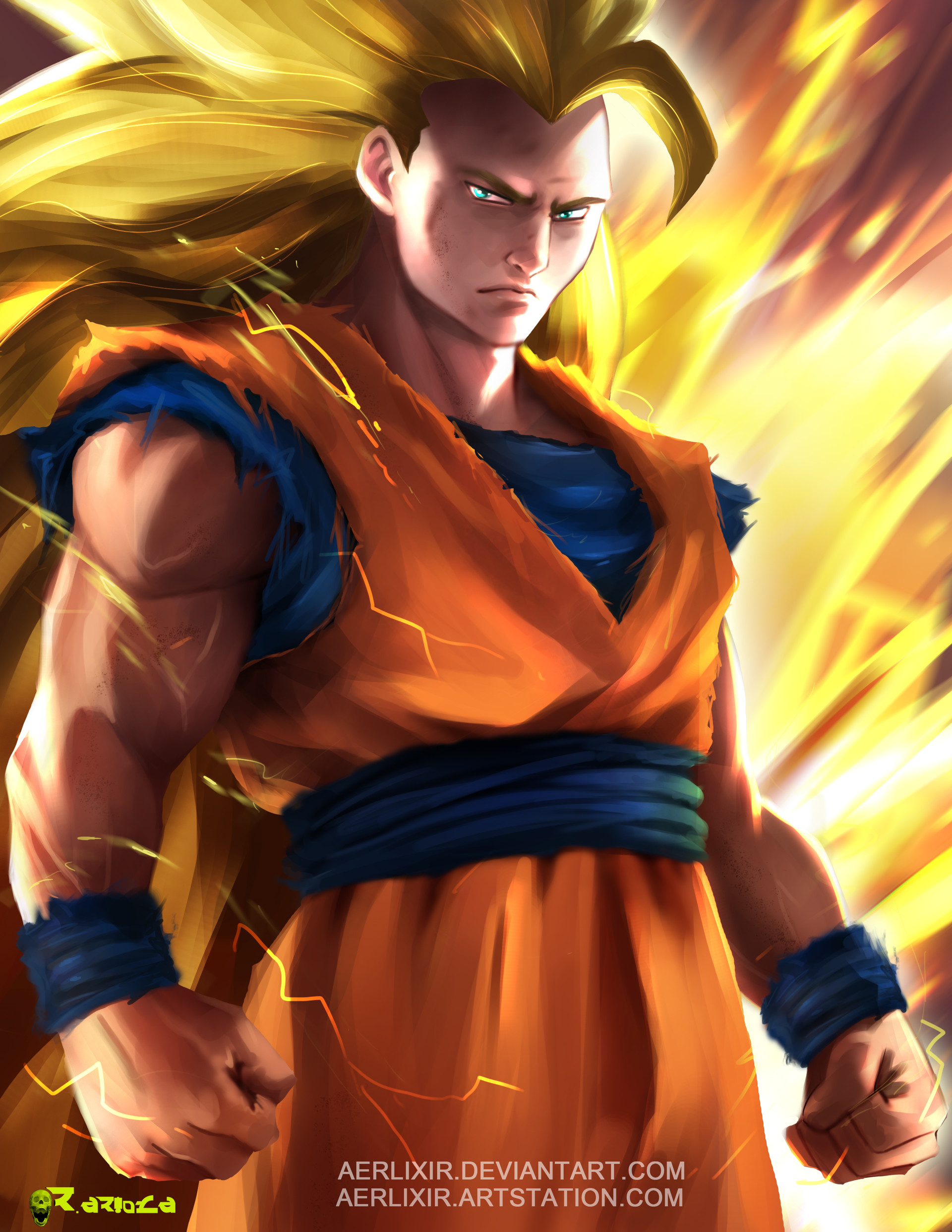 ArtStation - Goku Super Saiyan 3