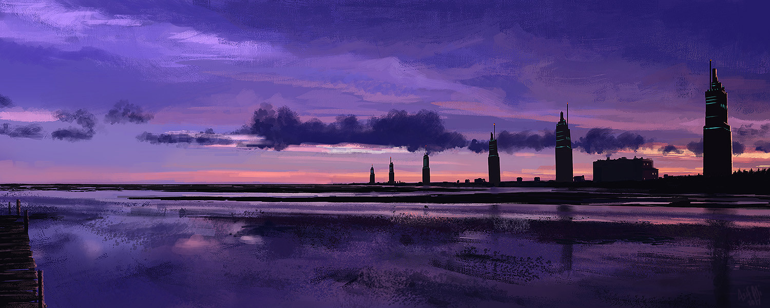 Asif Ali Speed Painting Purple Skies Asif Ali Speed Painting Purple Skies