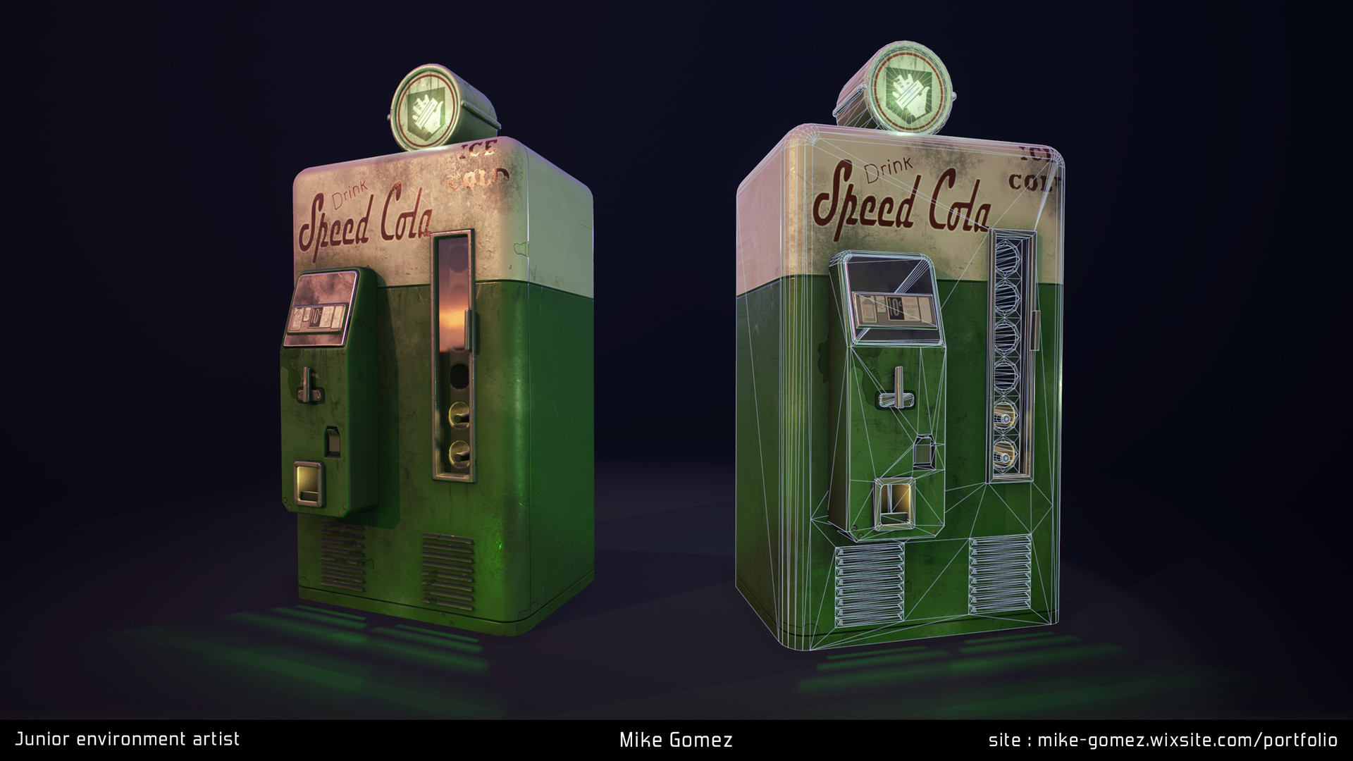 Artstation Speed Cola Machine Zombie Treyarch Mike Gomez