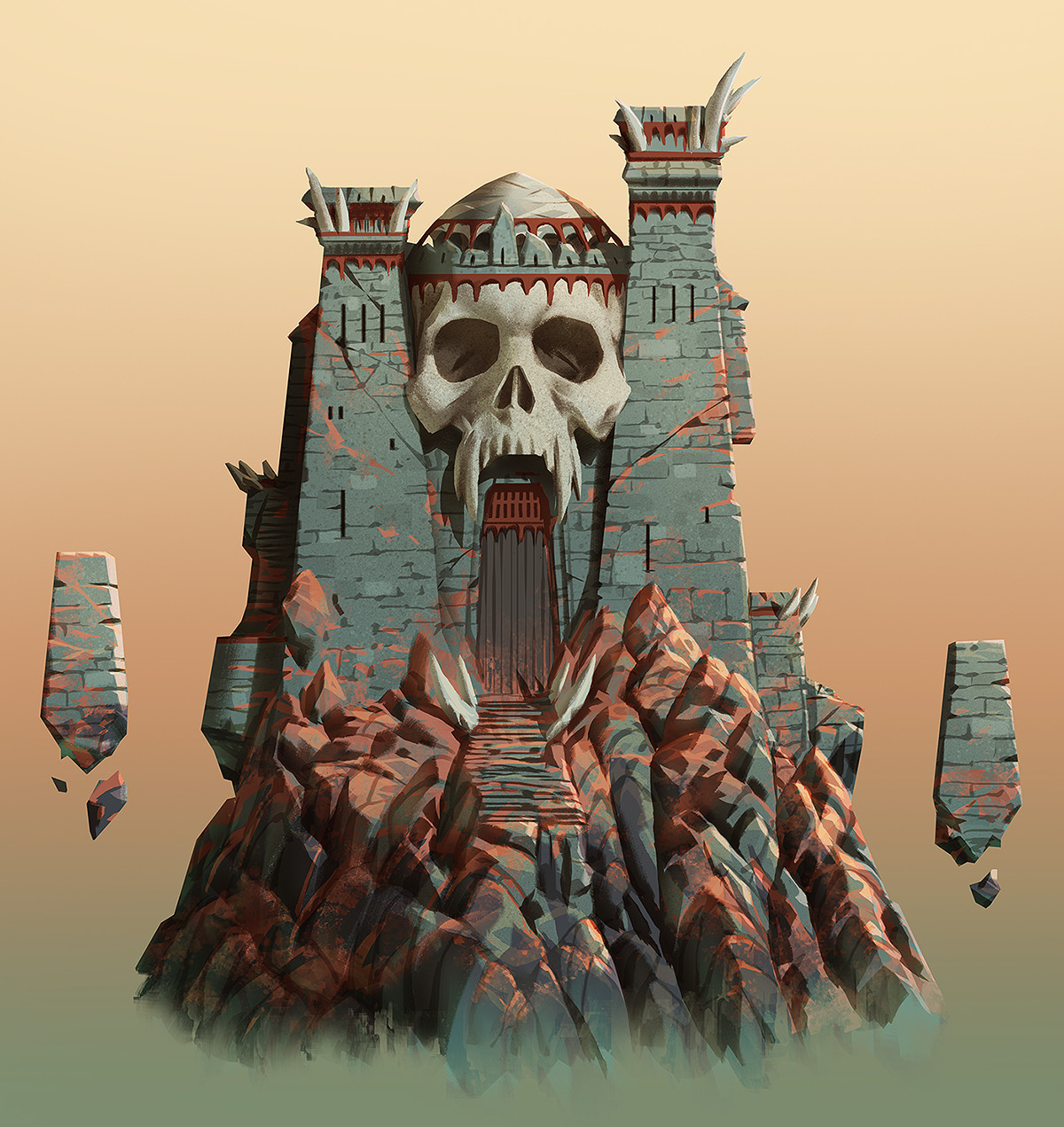 Artstation Castle Grayskull Ben Hale