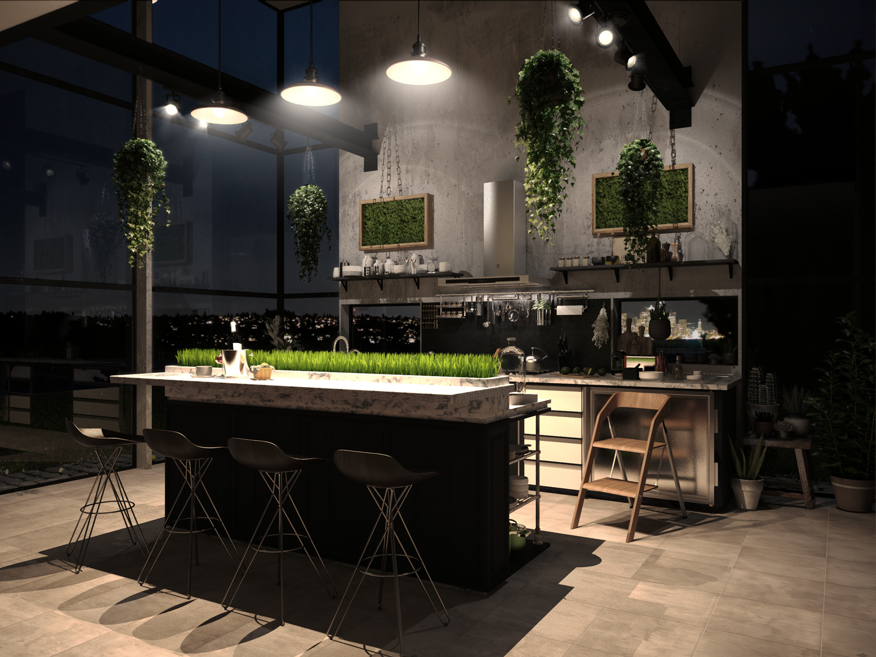 Artstation Eco Industrial Design Kitchen Erianto Sandjaja