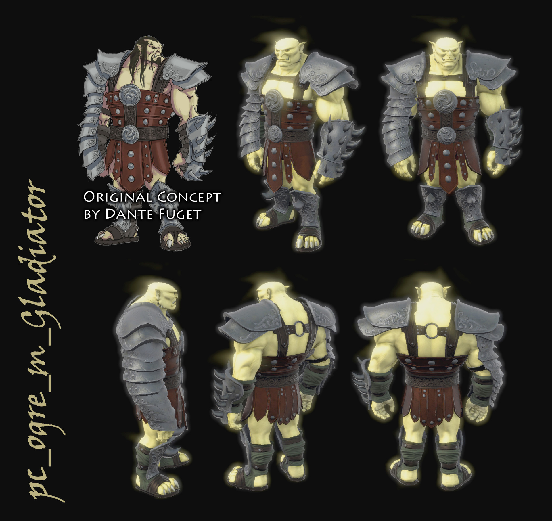 ArtStation Everquest Ogre Armor