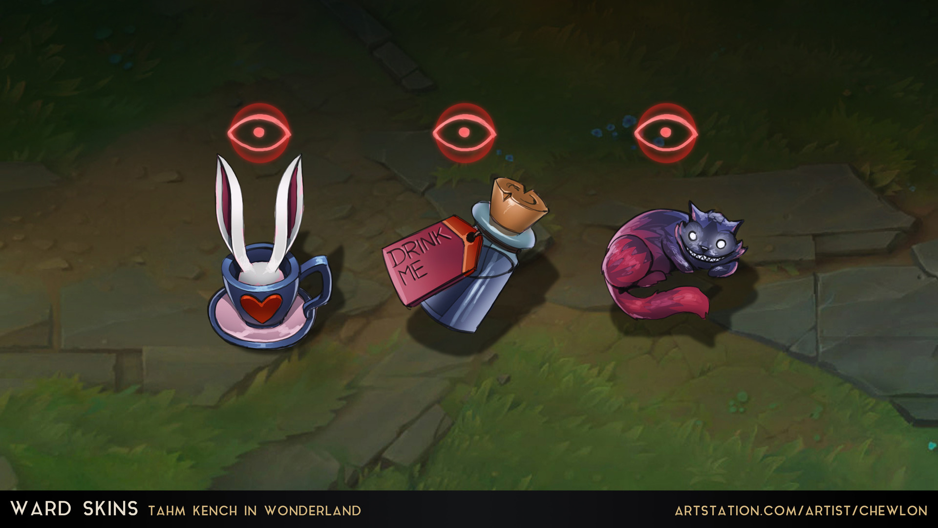 Artstation Tahm Kench In Wonderland League Of Legends Fan Skin