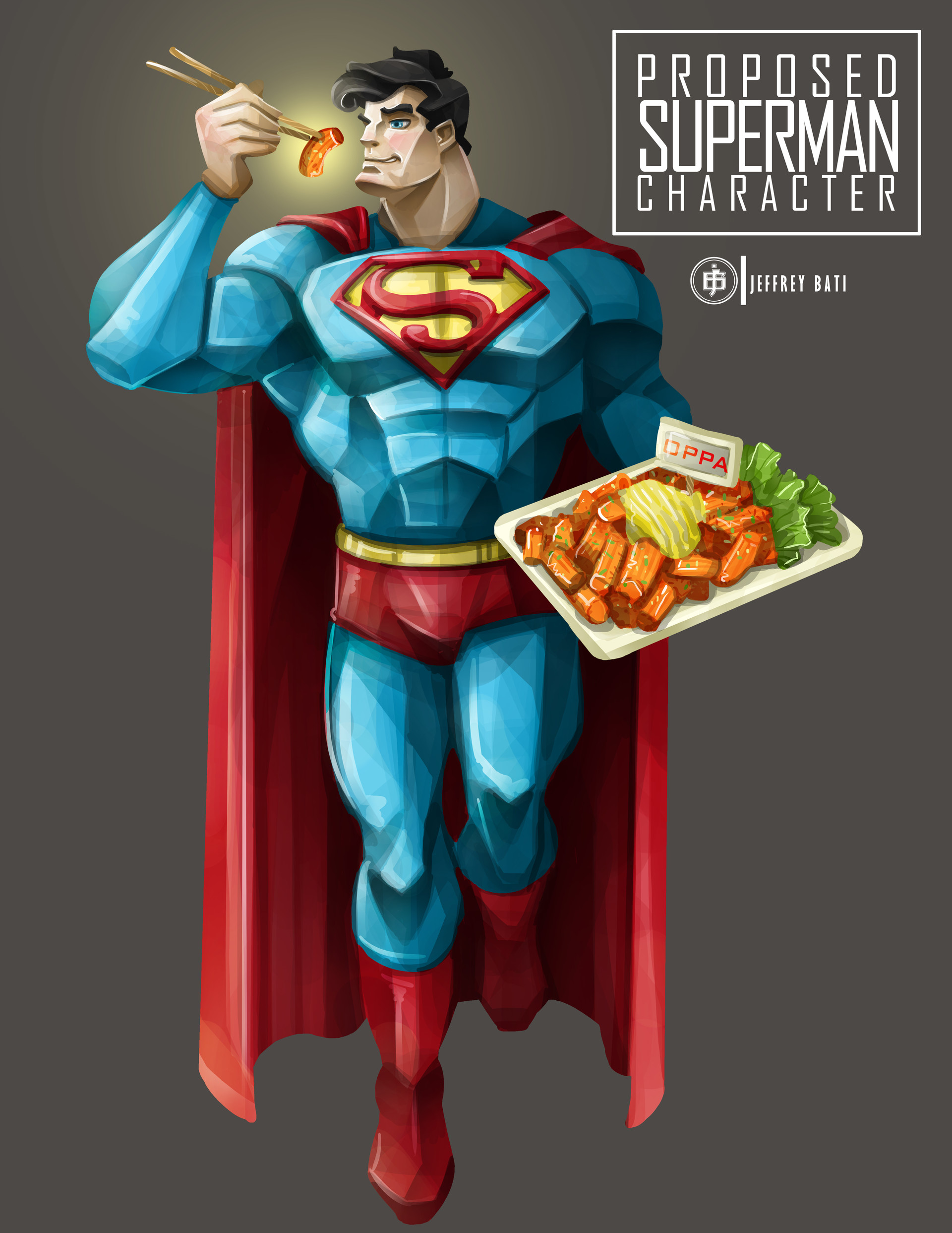 Ar Batzman SUPERMAN X KOREAN FOOD