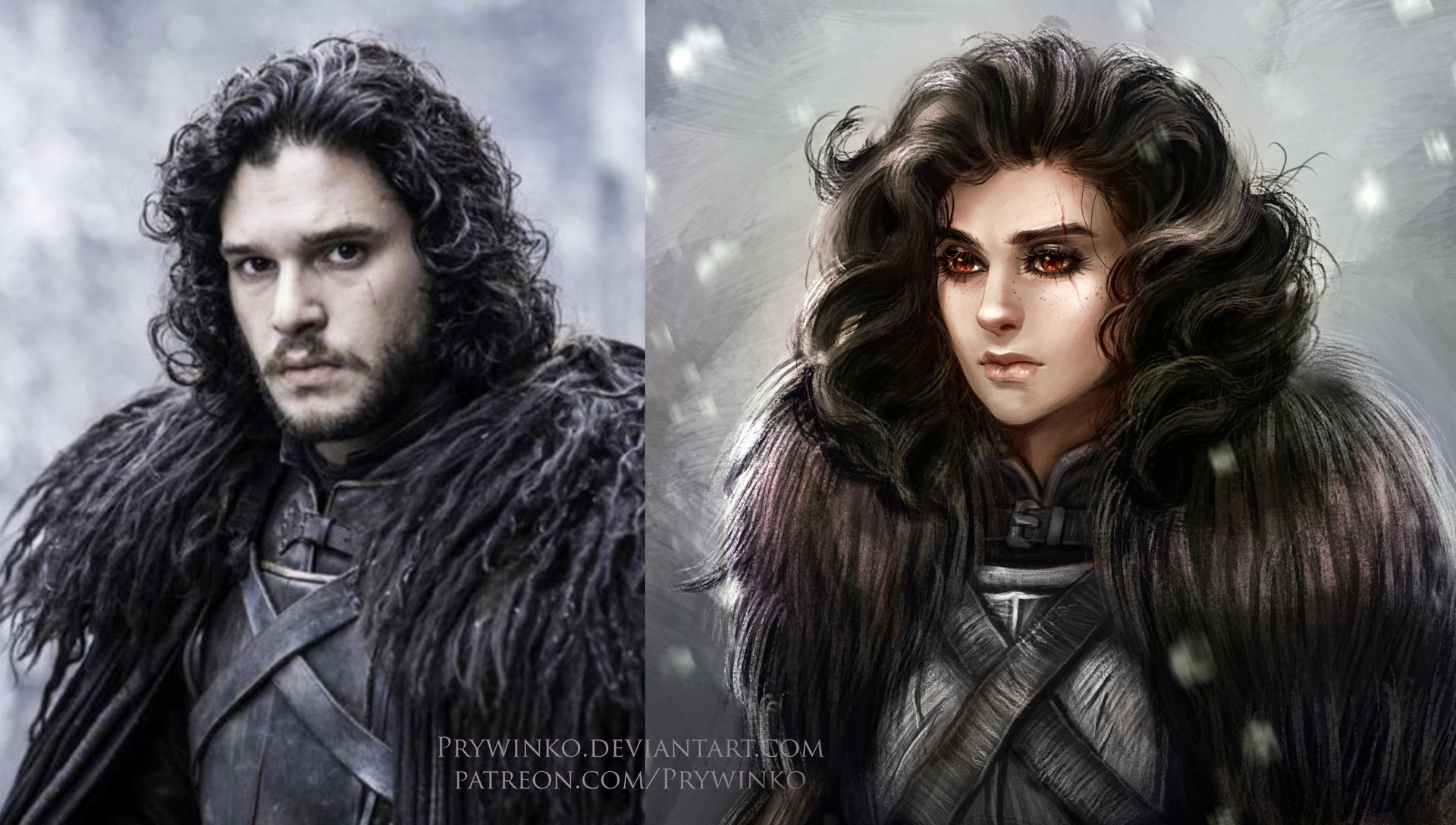 Female Jon Snow Fan Art