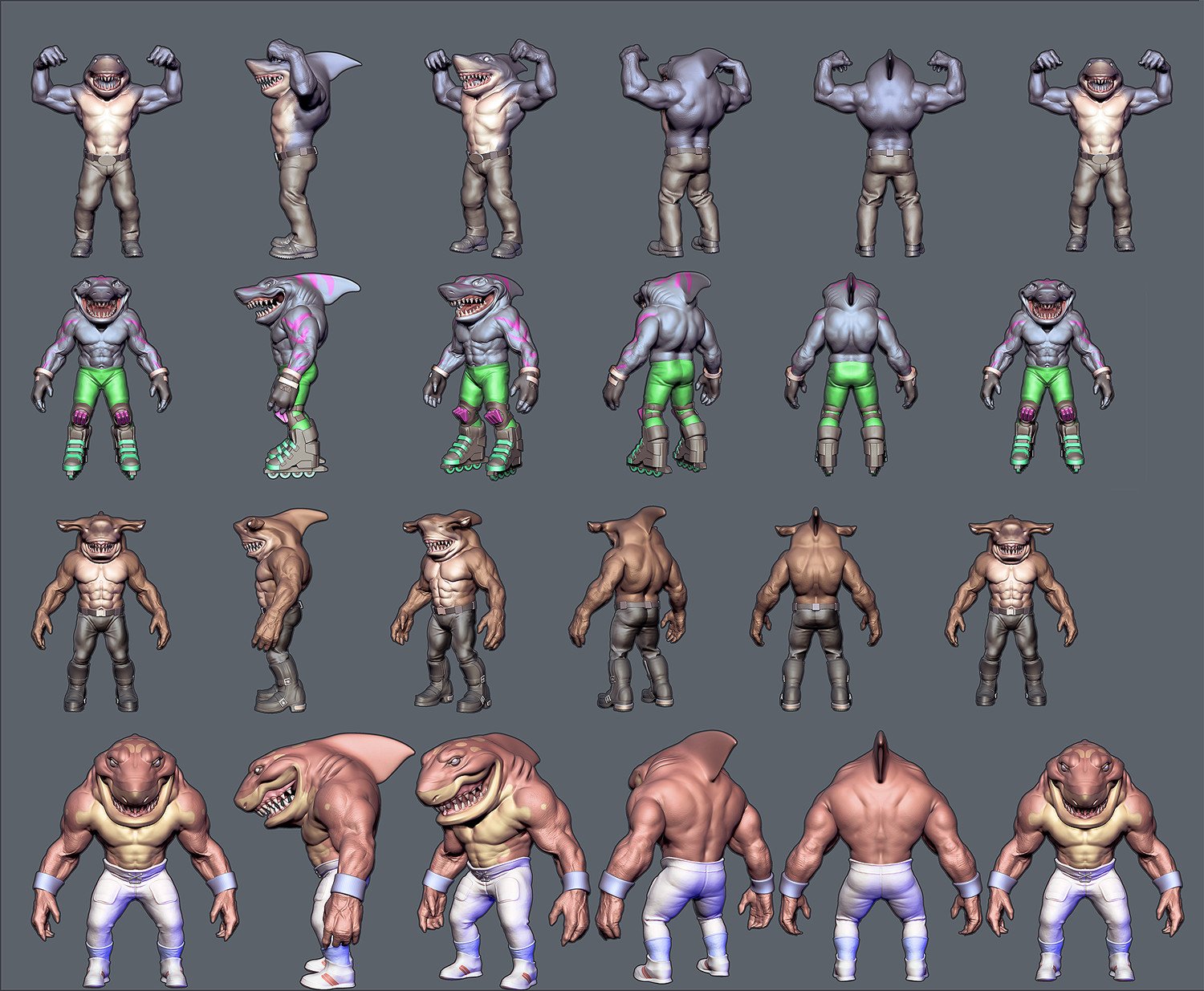Street store sharks characters