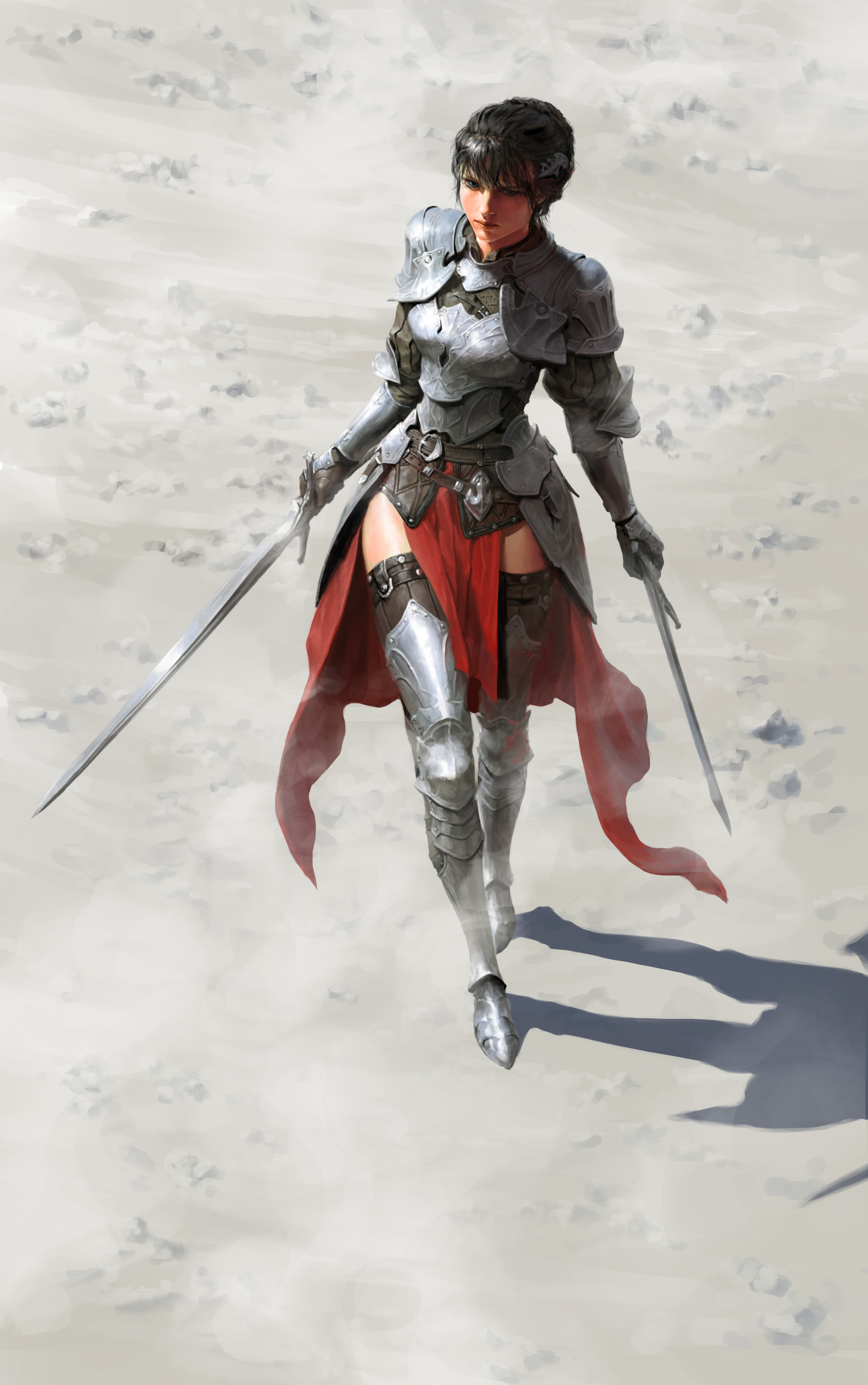 A Story About A Female Knight hyunjoong . - female knight