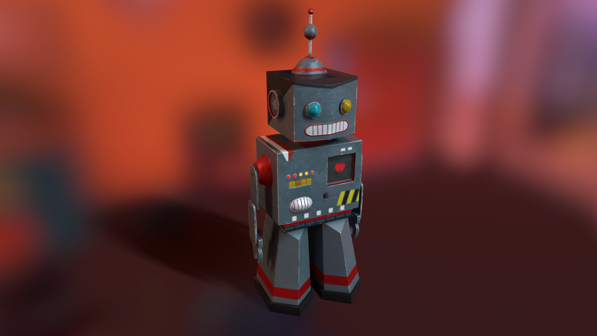 ArtStation - Toy Robot for VR game