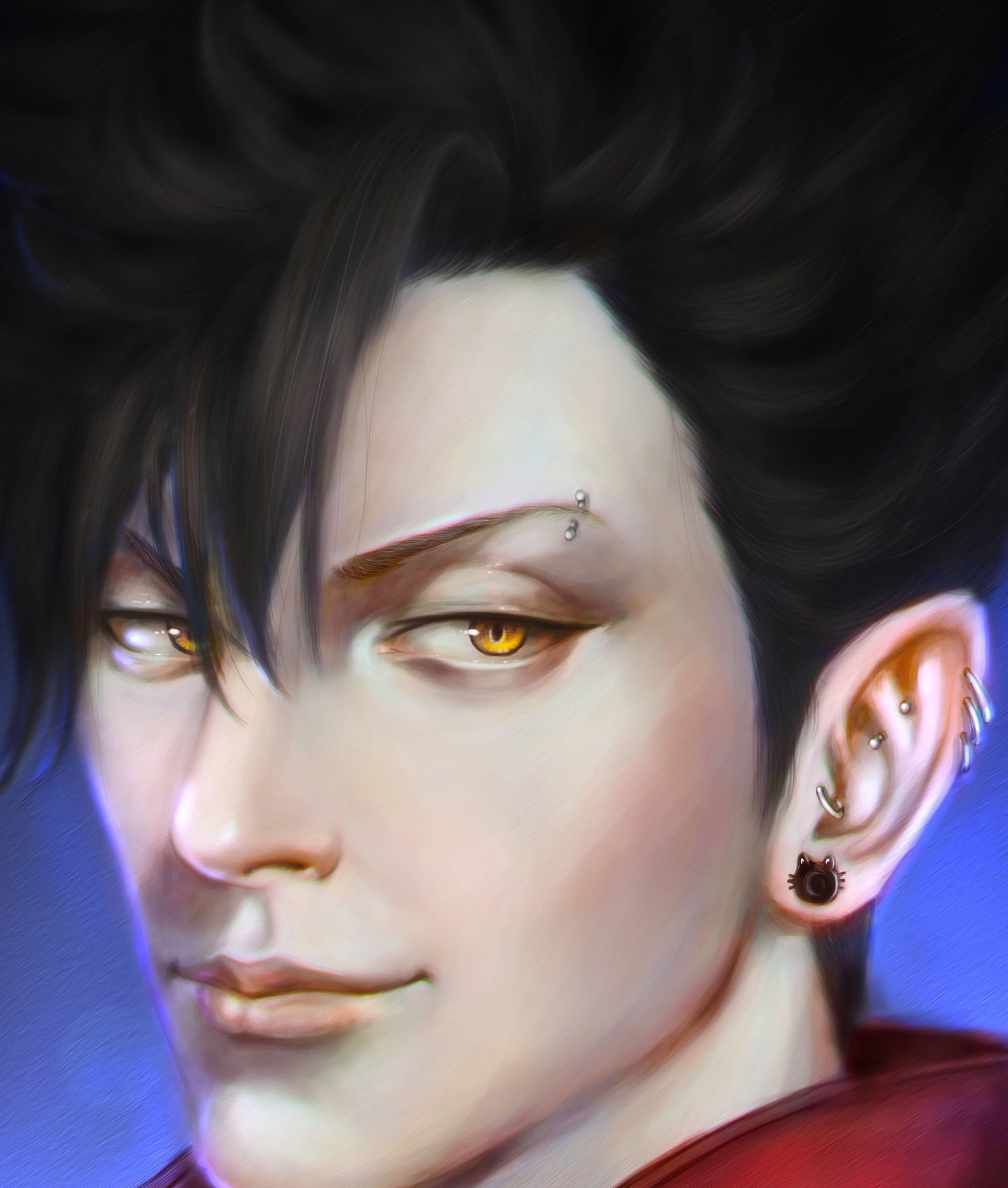 Kuroo Tetsurou Realistic Fanart Angy P Kuroo Tetsurou angy p