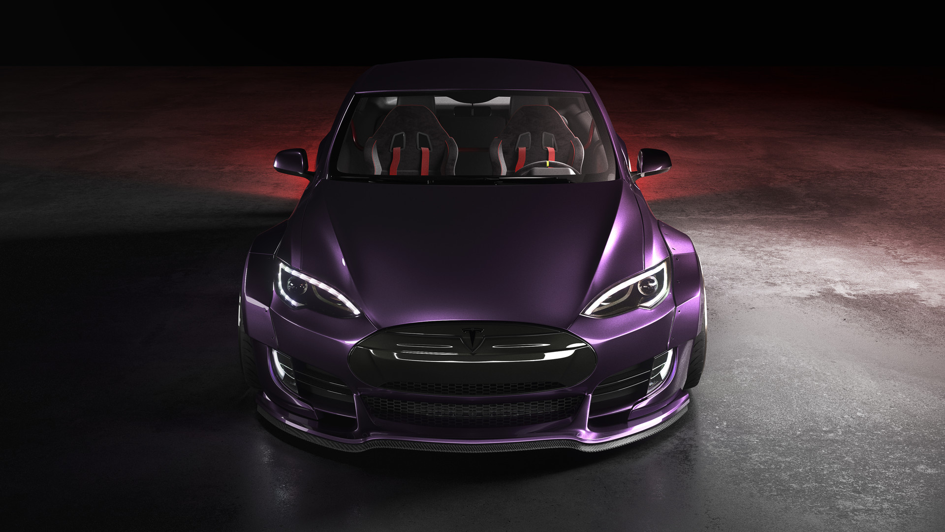 Widebody tesla model shop s